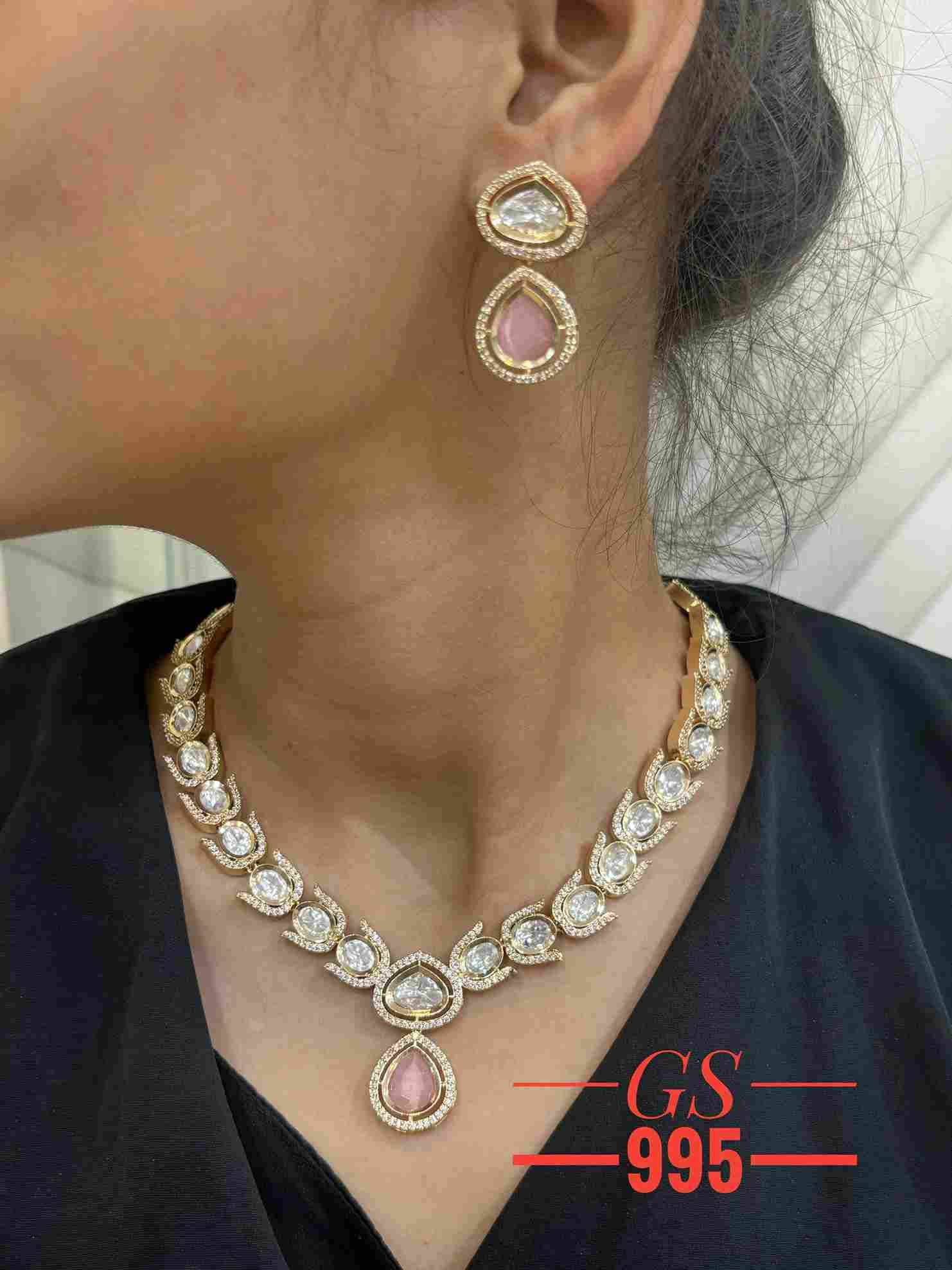 GS-995 By Fashid Wholesale 01 To 05 Series Traditional Artificial Jewellery For Indian Attire At Exclusive Range.