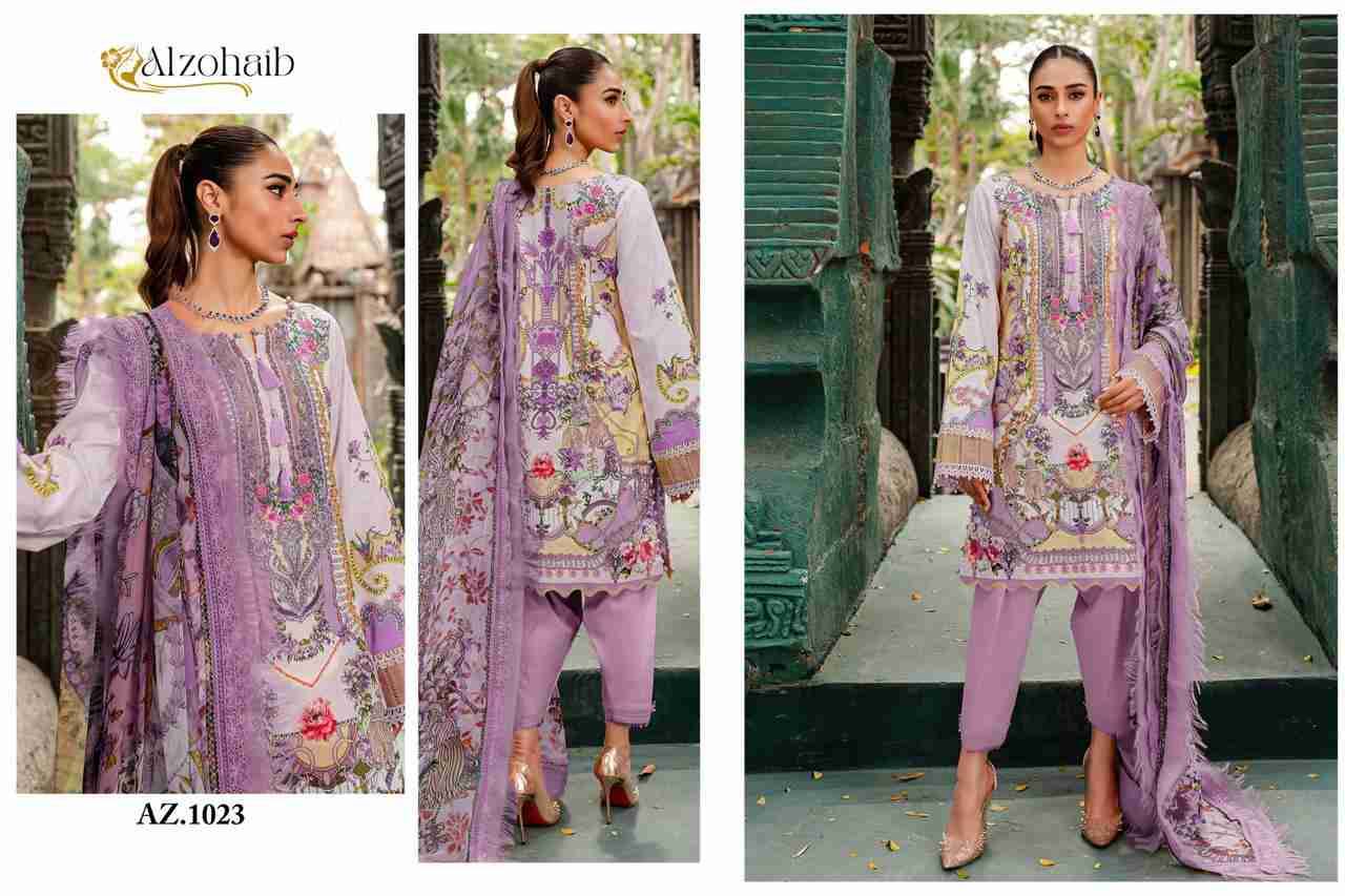 Queen Court Vol-1 By Alzohaib 1023 To 1028 Series Wholesale Designer Pakistani Suits Collection Beautiful Stylish Fancy Colorful Party Wear & Occasional Wear Pure Cotton Print Dresses At Wholesale Price