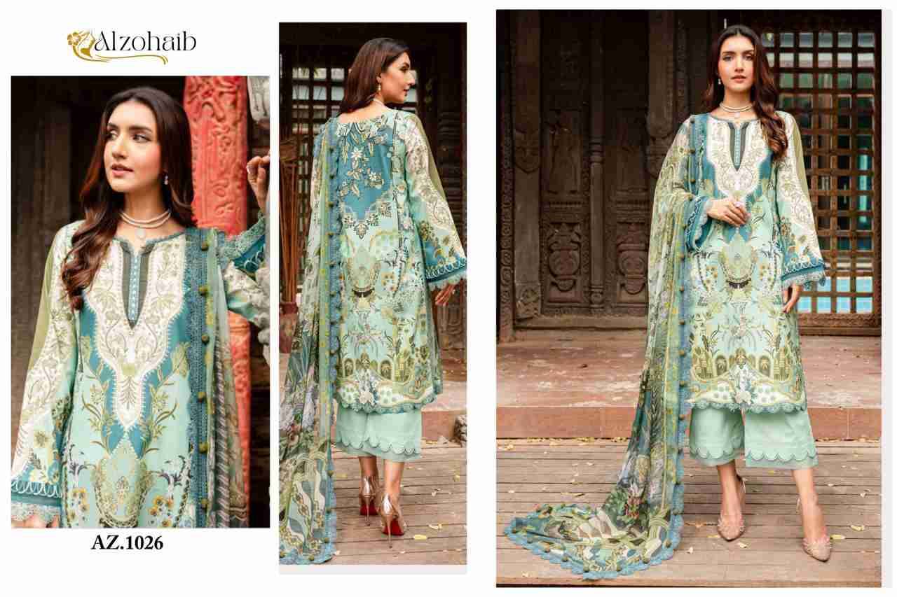 Queen Court Vol-1 By Alzohaib 1023 To 1028 Series Wholesale Designer Pakistani Suits Collection Beautiful Stylish Fancy Colorful Party Wear & Occasional Wear Pure Cotton Print Dresses At Wholesale Price