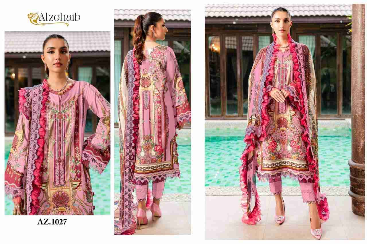 Queen Court Vol-1 By Alzohaib 1023 To 1028 Series Wholesale Designer Pakistani Suits Collection Beautiful Stylish Fancy Colorful Party Wear & Occasional Wear Pure Cotton Print Dresses At Wholesale Price