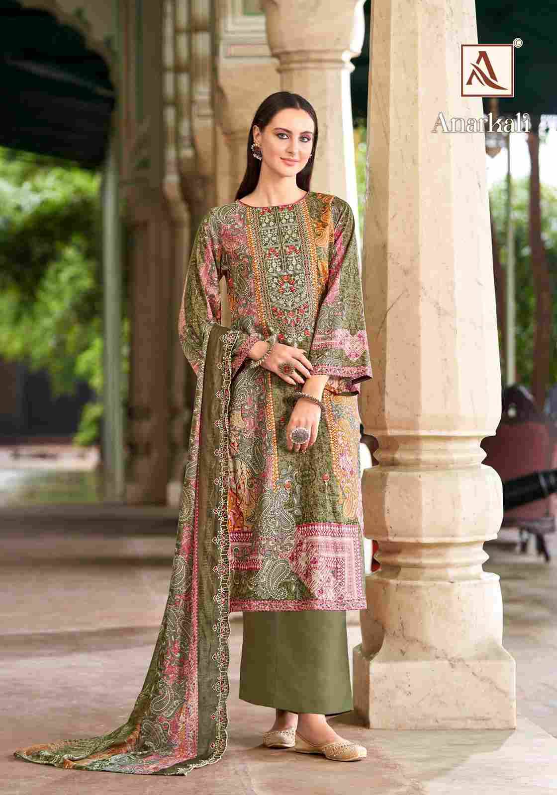 Anarkali By Alok Suit 1647-001 To 1647-008 Series Beautiful Festive Suits Colorful Stylish Fancy Casual Wear & Ethnic Wear Pure Cambric Cotton Dresses At Wholesale Price