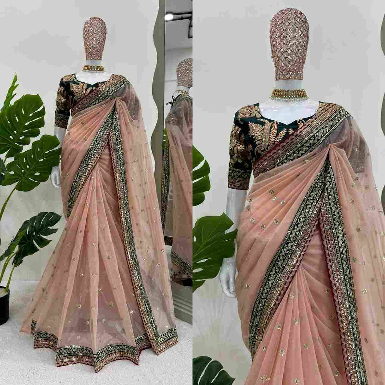 K-515 By Fashid Wholesale Indian Traditional Wear Collection Beautiful Stylish Fancy Colorful Party Wear & Occasional Wear Twil Net Designer Sarees At Wholesale Price