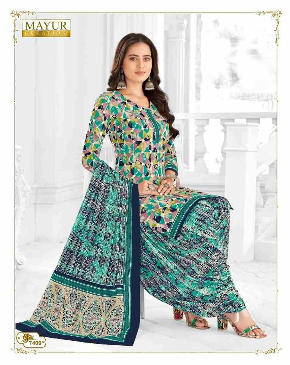 Khushi Vol-74 By Mayur Creation 7401 To 7426 Series Beautiful Stylish Festive Suits Fancy Colorful Casual Wear & Ethnic Wear & Ready To Wear Heavy Cotton Print Dresses At Wholesale Price