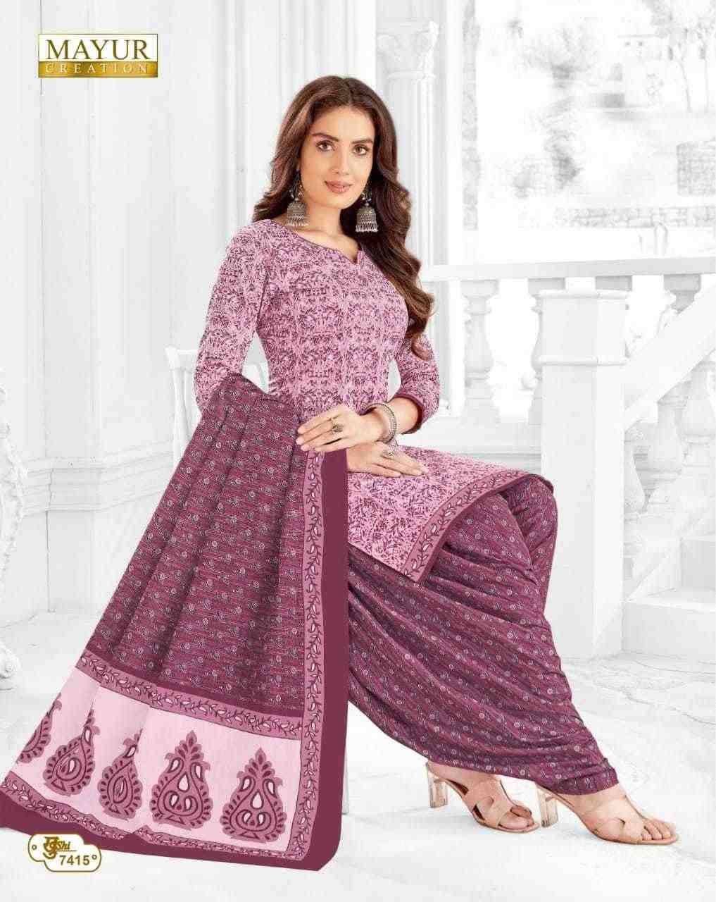 Khushi Vol-74 By Mayur Creation 7401 To 7426 Series Beautiful Stylish Festive Suits Fancy Colorful Casual Wear & Ethnic Wear & Ready To Wear Heavy Cotton Print Dresses At Wholesale Price