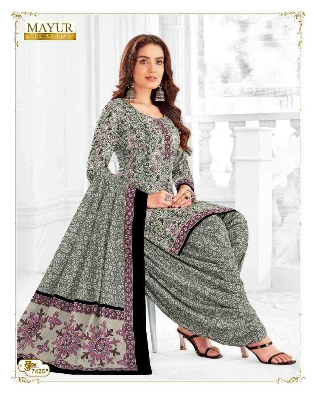 Khushi Vol-74 By Mayur Creation 7401 To 7426 Series Beautiful Stylish Festive Suits Fancy Colorful Casual Wear & Ethnic Wear & Ready To Wear Heavy Cotton Print Dresses At Wholesale Price