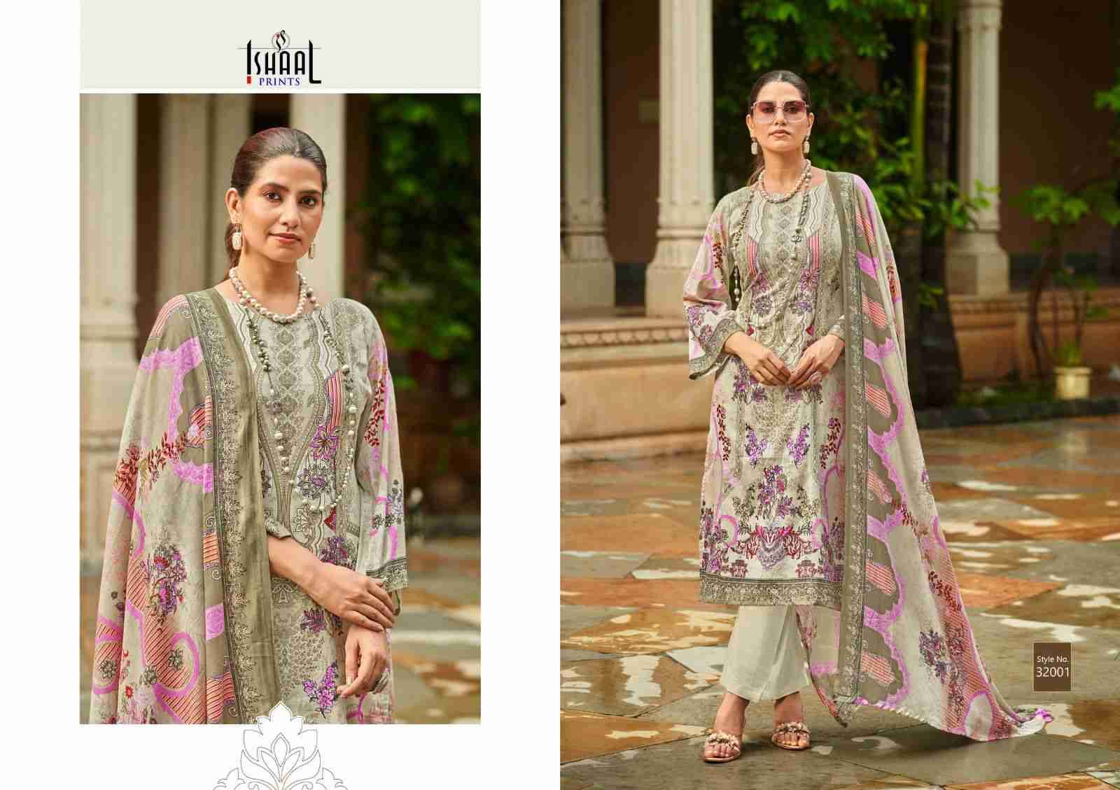 Gulmohar Vol-32 By Ishaal Prints 32001 To 32010 Series Beautiful Festive Suits Colorful Stylish Fancy Casual Wear & Ethnic Wear Pure Lawn Prints Dresses At Wholesale Price