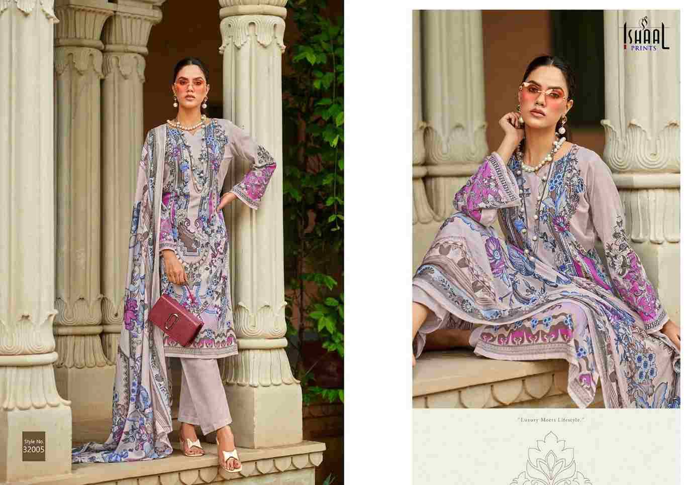 Gulmohar Vol-32 By Ishaal Prints 32001 To 32010 Series Beautiful Festive Suits Colorful Stylish Fancy Casual Wear & Ethnic Wear Pure Lawn Prints Dresses At Wholesale Price