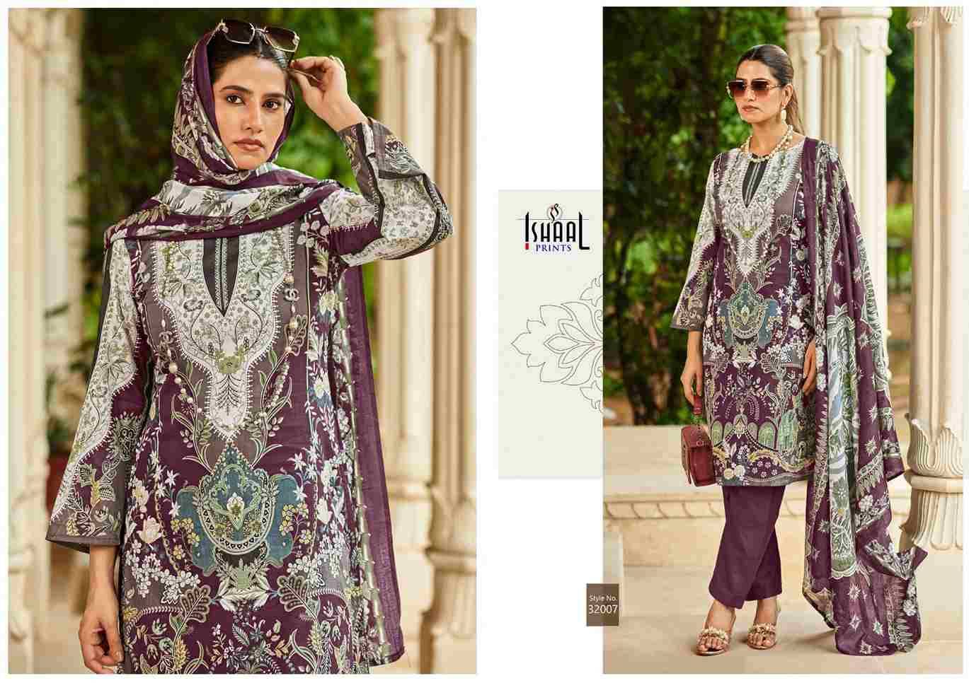 Gulmohar Vol-32 By Ishaal Prints 32001 To 32010 Series Beautiful Festive Suits Colorful Stylish Fancy Casual Wear & Ethnic Wear Pure Lawn Prints Dresses At Wholesale Price