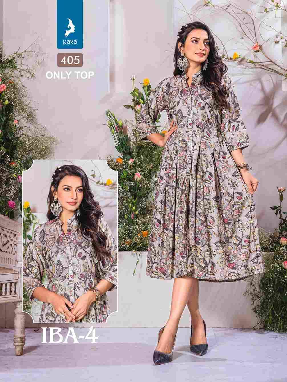 Iba Vol-4 By Kaya 401 To 408 Series Beautiful Stylish Fancy Colorful Casual Wear & Ethnic Wear & Ready To Wear Capsule Print Gowns At Wholesale Price