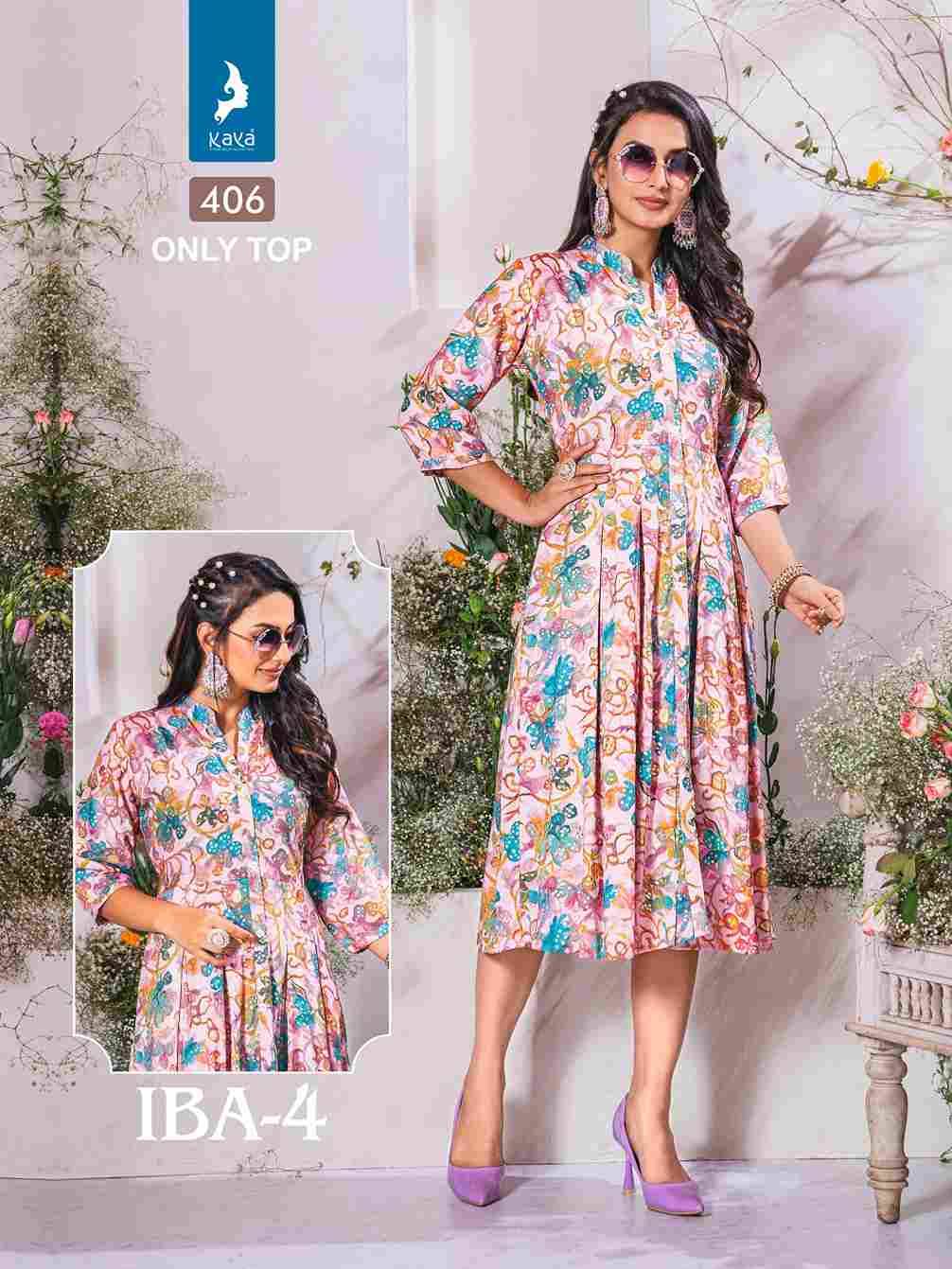 Iba Vol-4 By Kaya 401 To 408 Series Beautiful Stylish Fancy Colorful Casual Wear & Ethnic Wear & Ready To Wear Capsule Print Gowns At Wholesale Price