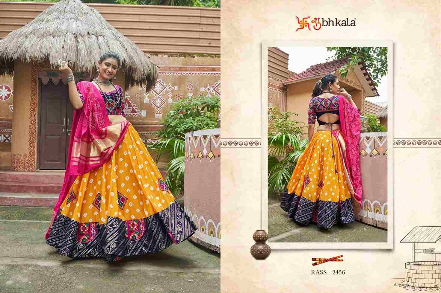 Raas Vol-16 By Shubhkala 2451 To 2456 Series Navratri Wear Collection Beautiful Stylish Colorful Fancy Party Wear & Occasional Wear Fancy Lehengas At Wholesale Price