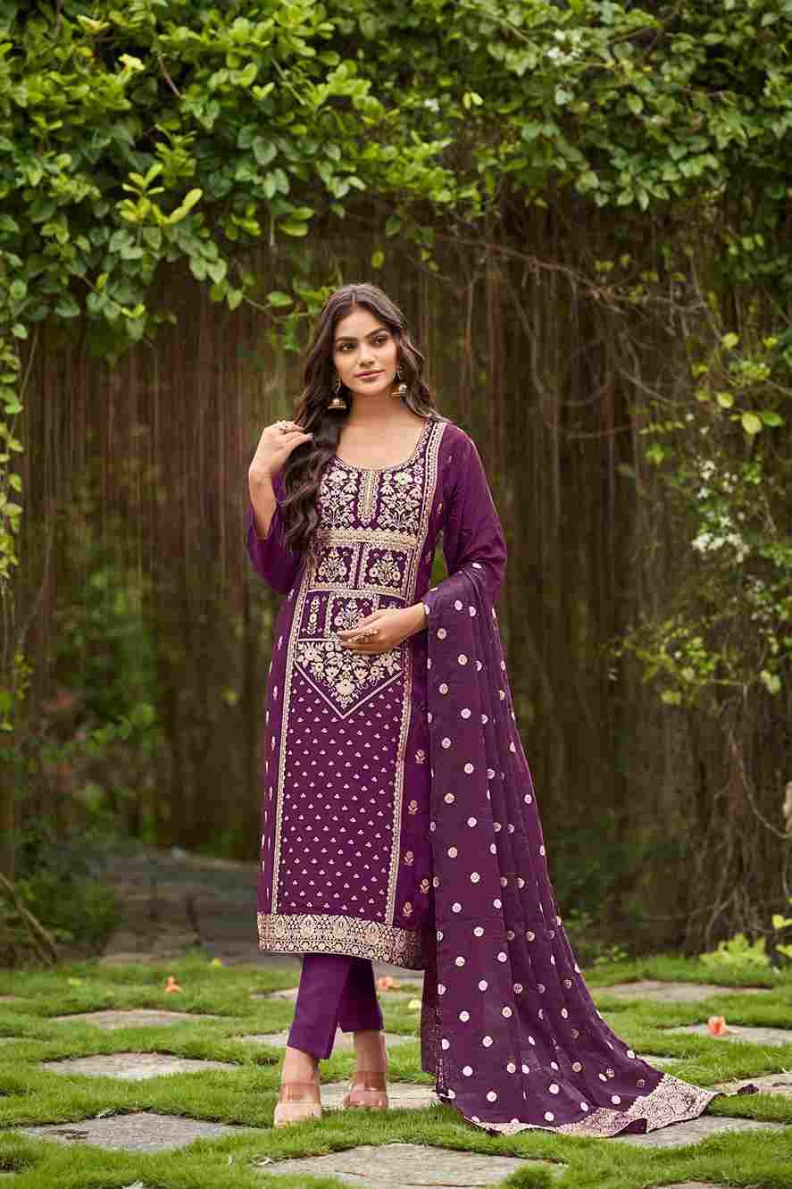 Banarasi By Ossm 1001 To 1006 Series Beautiful Stylish Festive Suits Fancy Colorful Casual Wear & Ethnic Wear & Ready To Wear Viscose Silk Jacquard Dresses At Wholesale Price