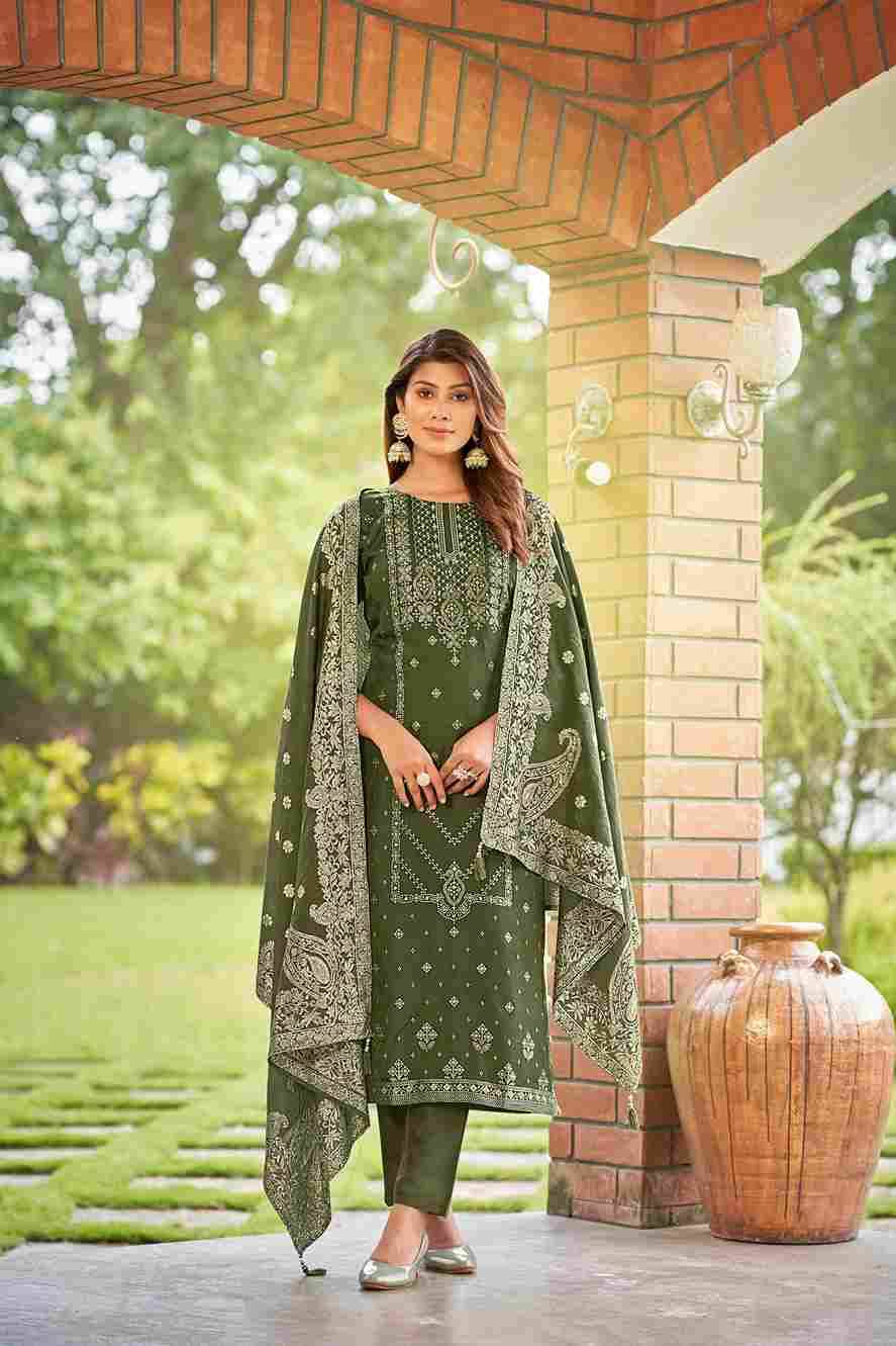 Banarasi By Ossm 1001 To 1006 Series Beautiful Stylish Festive Suits Fancy Colorful Casual Wear & Ethnic Wear & Ready To Wear Viscose Silk Jacquard Dresses At Wholesale Price