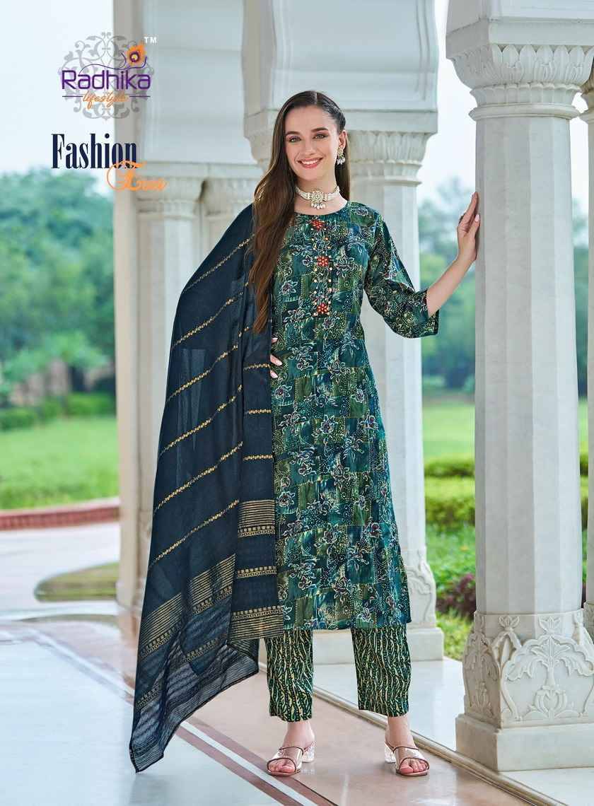 Fashion Eva By Radhika Lifestyle 1001 To 1008 Series Designer Stylish Fancy Colorful Beautiful Party Wear & Ethnic Wear Collection Rayon Foil Print Dresses At Wholesale Price