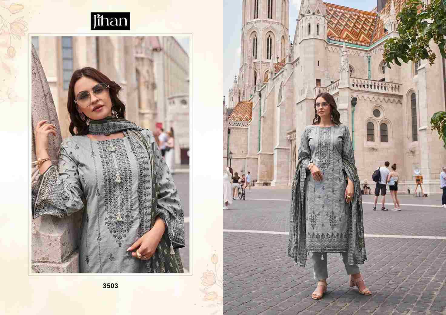 Bin Saeed Vol-13 By Jihan Beautiful Stylish Pakistani Suits Fancy Colorful Casual Wear & Ethnic Wear & Ready To Wear Pure Lawn Print Dresses At Wholesale Price