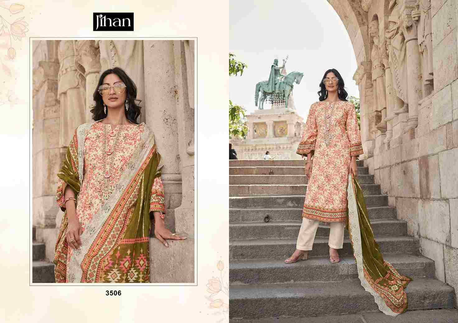 Bin Saeed Vol-13 By Jihan Beautiful Stylish Pakistani Suits Fancy Colorful Casual Wear & Ethnic Wear & Ready To Wear Pure Lawn Print Dresses At Wholesale Price