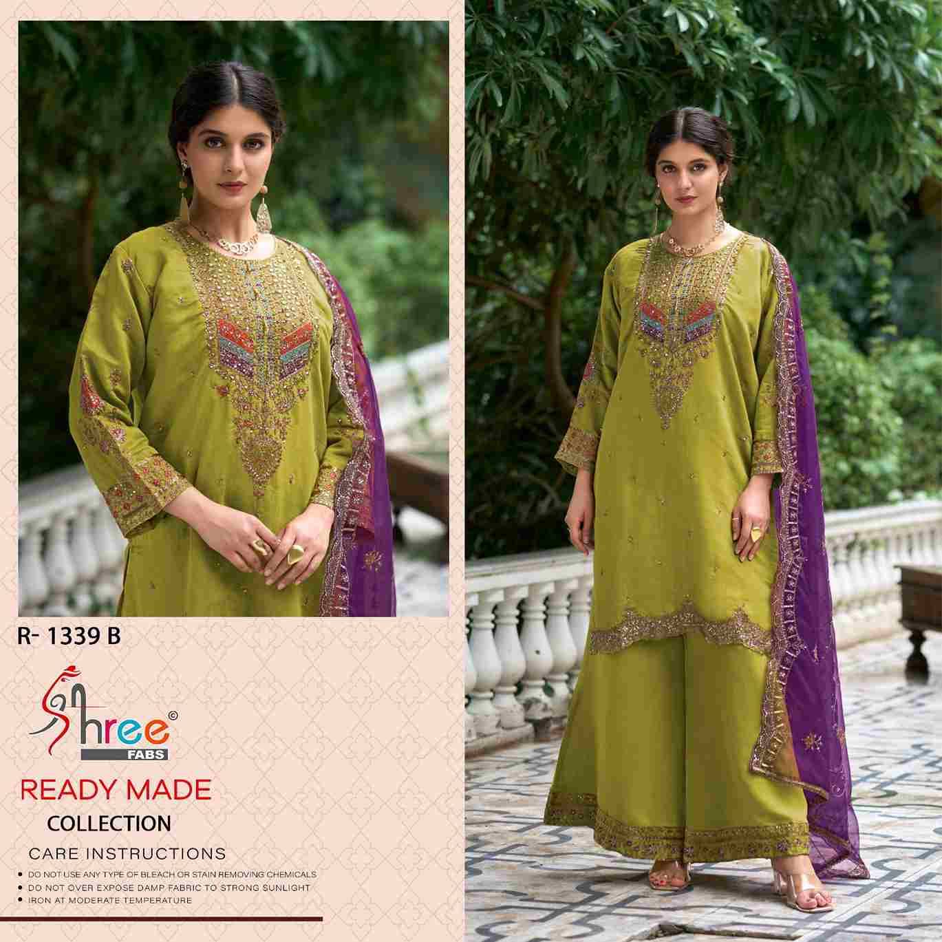 Shree Fabs Hit Design R-1339 Colours By Shree Fabs R-1339-A To R-1339-D Series Beautiful Pakistani Suits Stylish Fancy Colorful Party Wear & Occasional Wear Viscose Silk Embroidered Dresses At Wholesale Price