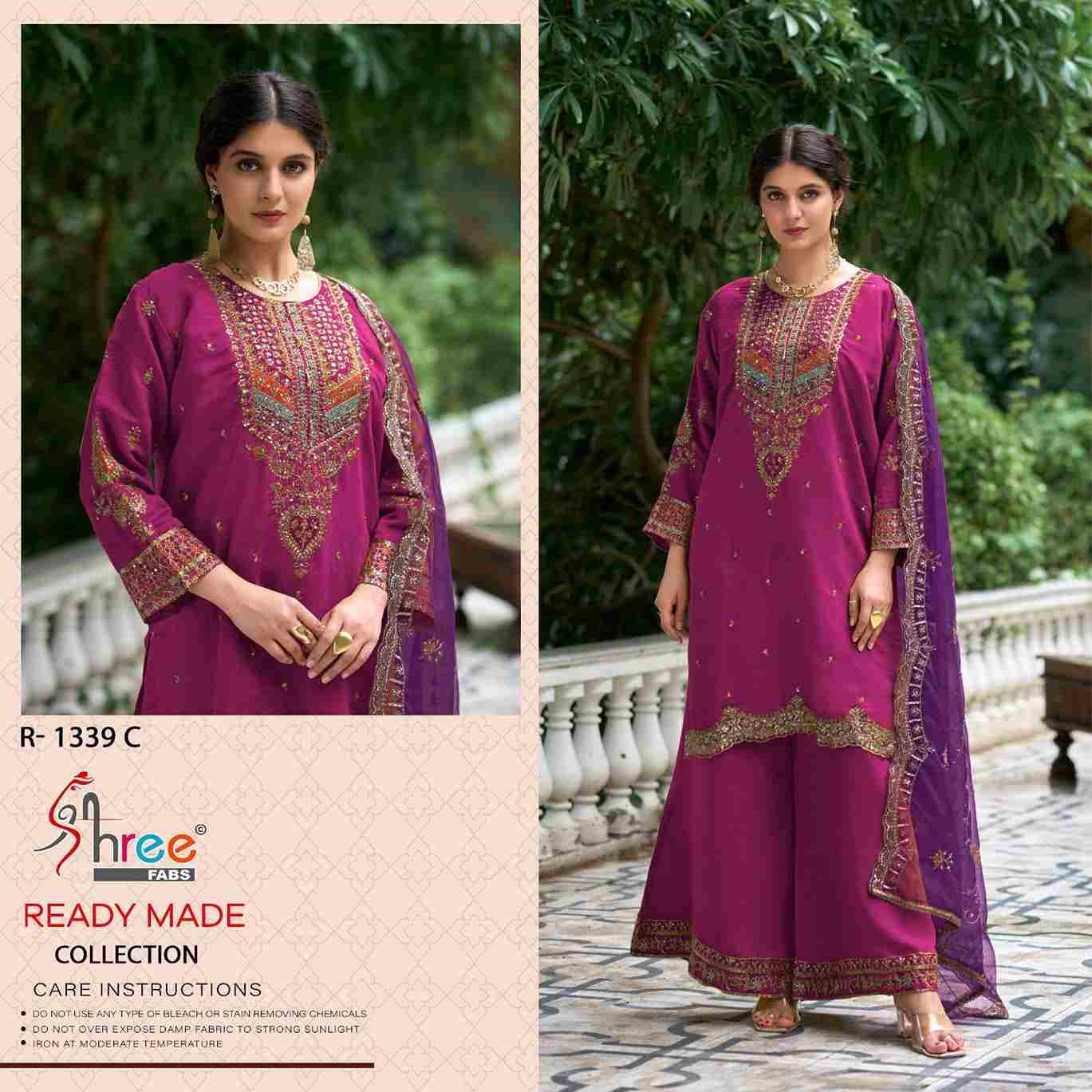 Shree Fabs Hit Design R-1339 Colours By Shree Fabs R-1339-A To R-1339-D Series Beautiful Pakistani Suits Stylish Fancy Colorful Party Wear & Occasional Wear Viscose Silk Embroidered Dresses At Wholesale Price