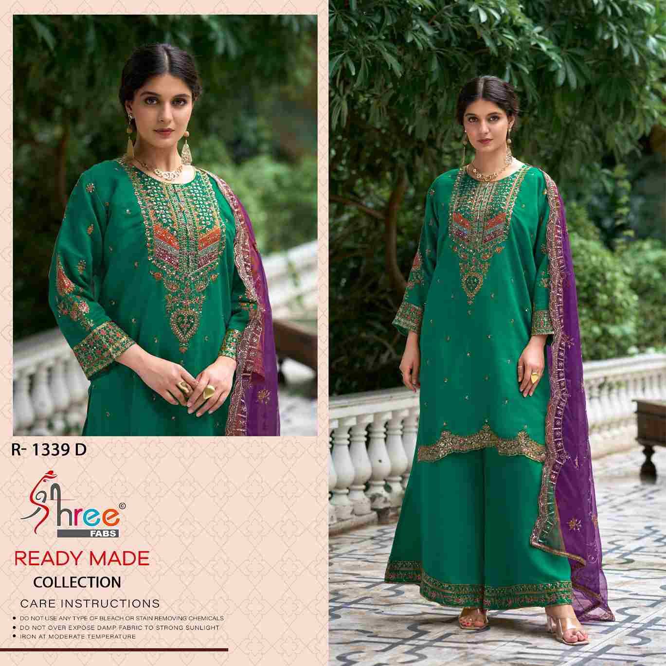 Shree Fabs Hit Design R-1339 Colours By Shree Fabs R-1339-A To R-1339-D Series Beautiful Pakistani Suits Stylish Fancy Colorful Party Wear & Occasional Wear Viscose Silk Embroidered Dresses At Wholesale Price