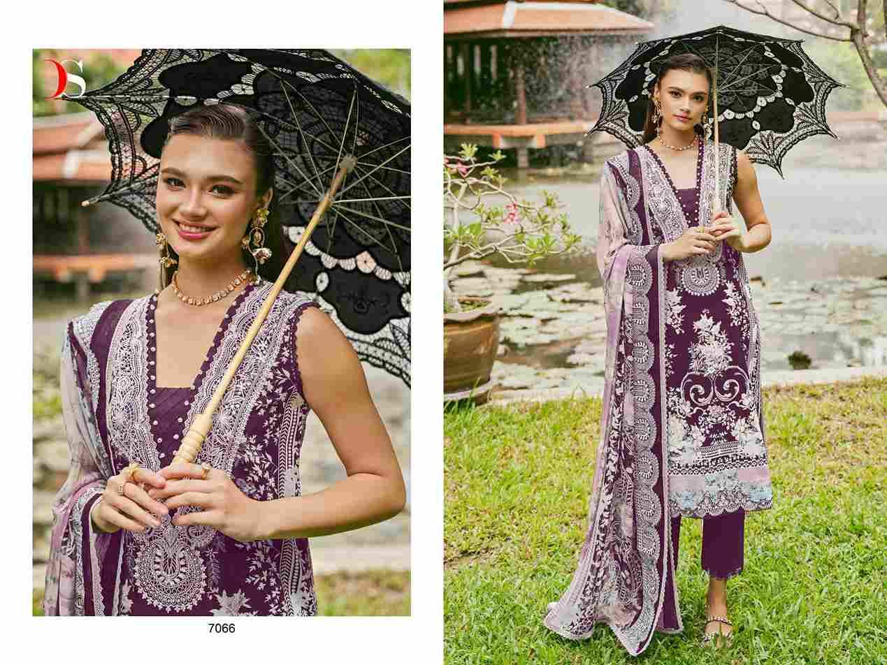 Jade Needle Wonder-24 Vol-3 By Deepsy Suits 7061 To 7066 Series Pakistani Stylish Beautiful Colourful Printed & Embroidered Party Wear & Occasional Wear Pure Cotton Dresses At Wholesale Price