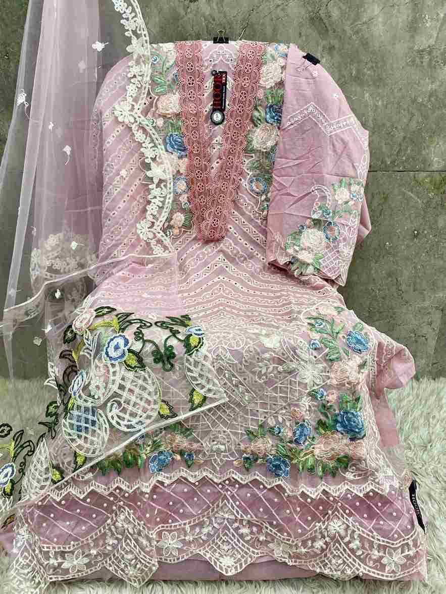 Hoor Tex Hit Design H-311 Colours By Hoor Tex H-311-A To H-311-B Series Designer Festive Pakistani Suits Collection Beautiful Stylish Fancy Colorful Party Wear & Occasional Wear Cotton Embroidered Dresses At Wholesale Price