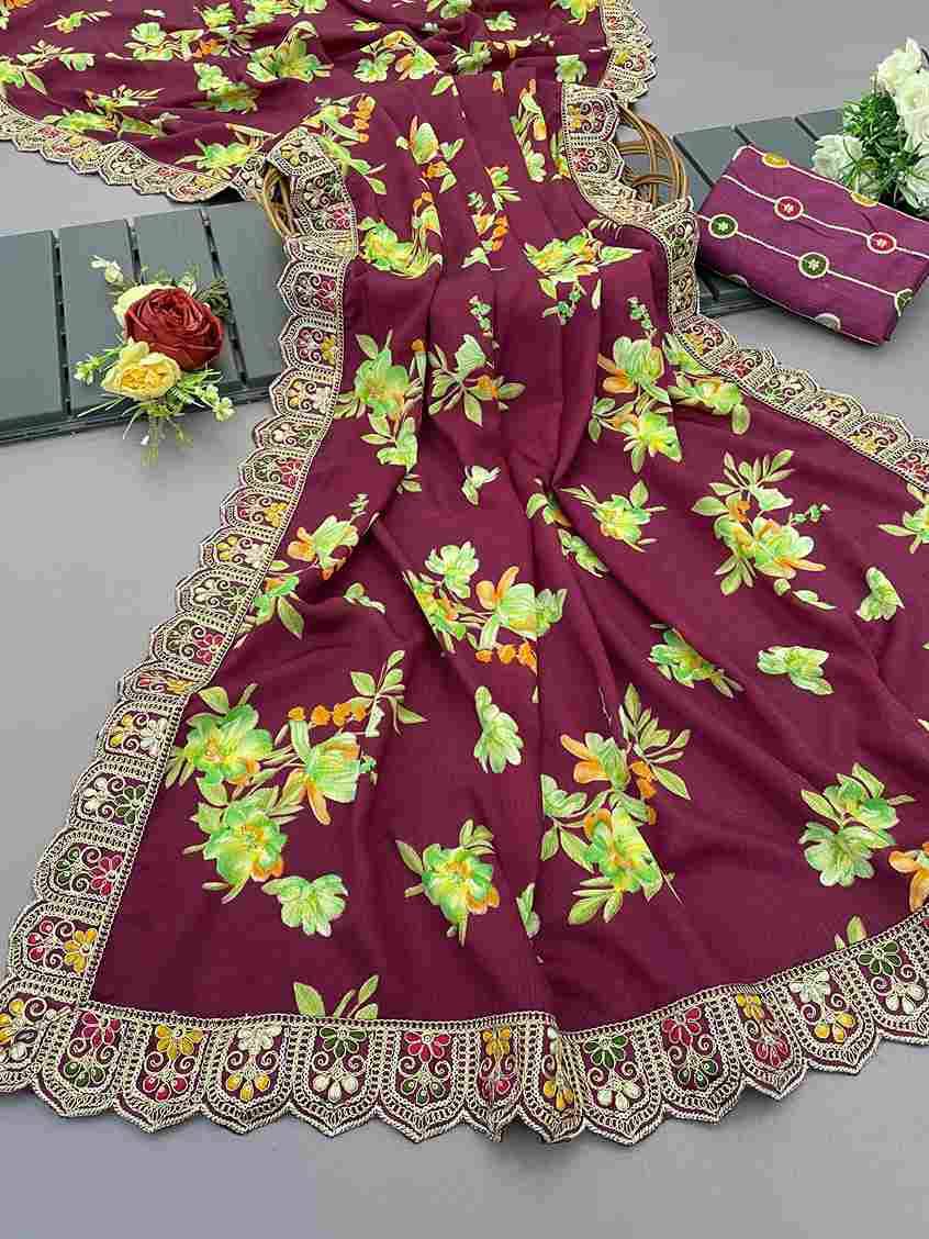 Mitra By Fashid Wholesale 01 To 04 Series Indian Traditional Wear Collection Beautiful Stylish Fancy Colorful Party Wear & Occasional Wear Soft Chinnon Silk Sarees At Wholesale Price