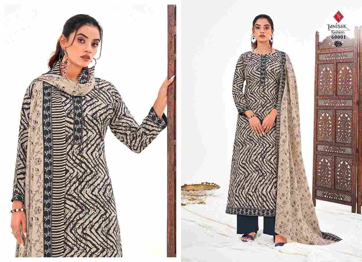 Sanjh By Tanishk Fashion 60001 To 60008 Series Beautiful Suits Stylish Fancy Colorful Casual Wear & Ethnic Wear Collection Pure Lawn Cotton Embroidered Dresses At Wholesale Price