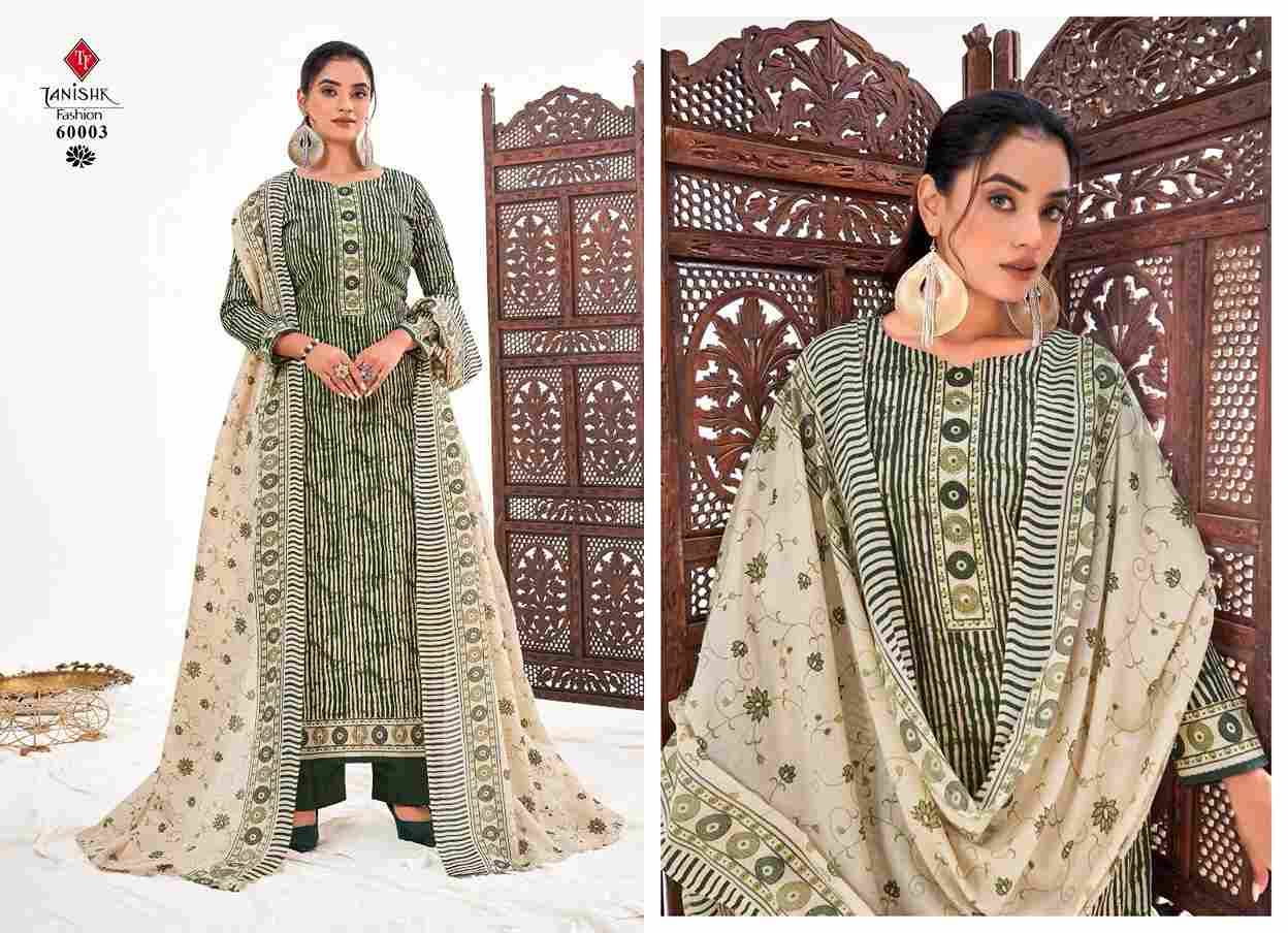 Sanjh By Tanishk Fashion 60001 To 60008 Series Beautiful Suits Stylish Fancy Colorful Casual Wear & Ethnic Wear Collection Pure Lawn Cotton Embroidered Dresses At Wholesale Price