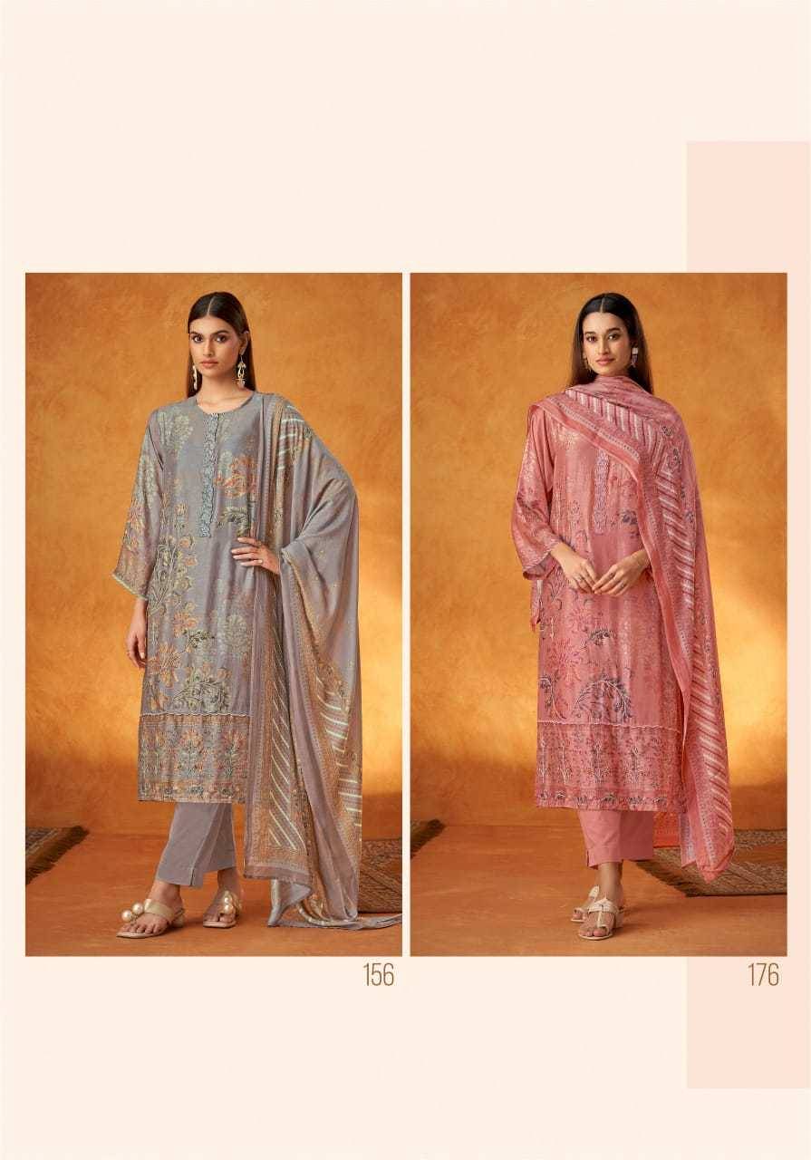 Yasmin By Sahiba Fabrics Beautiful Festive Suits Colorful Stylish Fancy Casual Wear & Ethnic Wear Muslin Silk Dresses At Wholesale Price