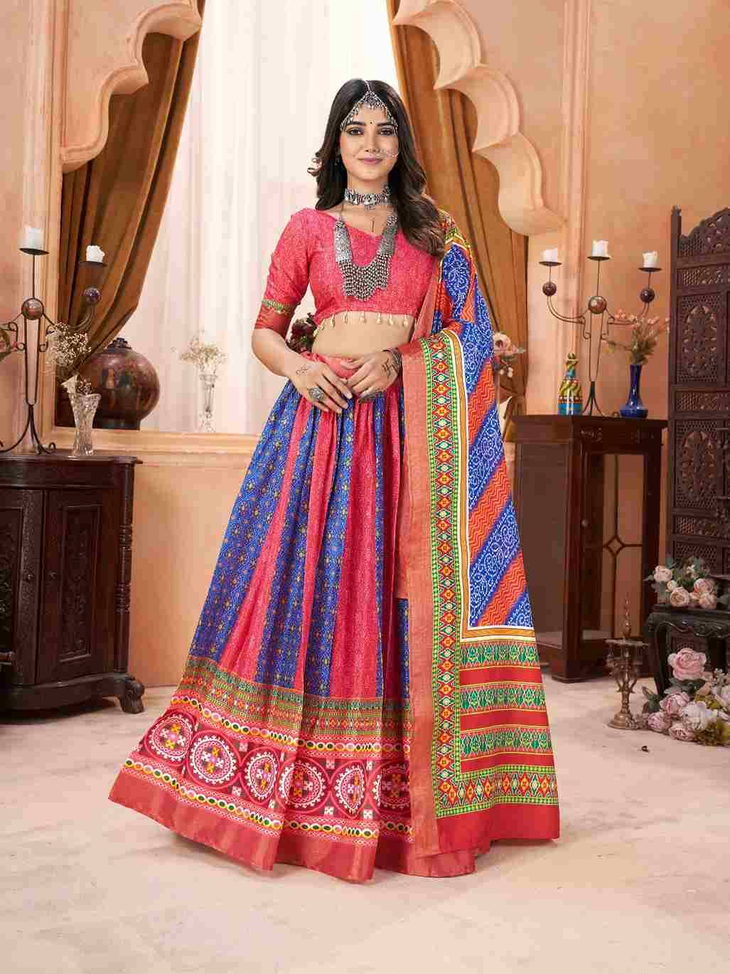 Navratri Special By Fashid Wholesale 01 To 08 Series Navratri Wear Collection Beautiful Stylish Colorful Fancy Party Wear & Occasional Wear Cotton Silk Lehengas At Wholesale Price