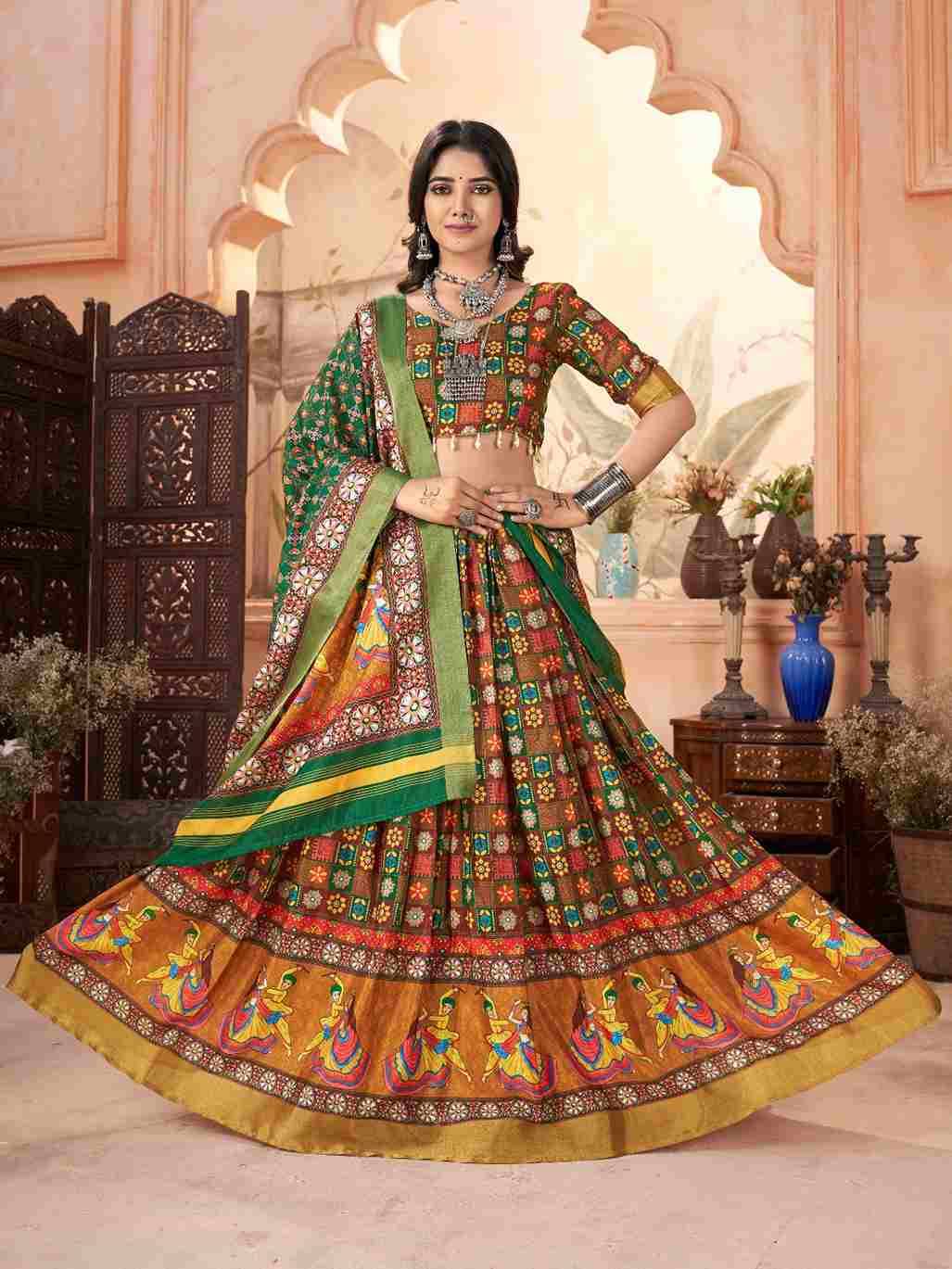 Navratri Special By Fashid Wholesale 01 To 08 Series Navratri Wear Collection Beautiful Stylish Colorful Fancy Party Wear & Occasional Wear Cotton Silk Lehengas At Wholesale Price