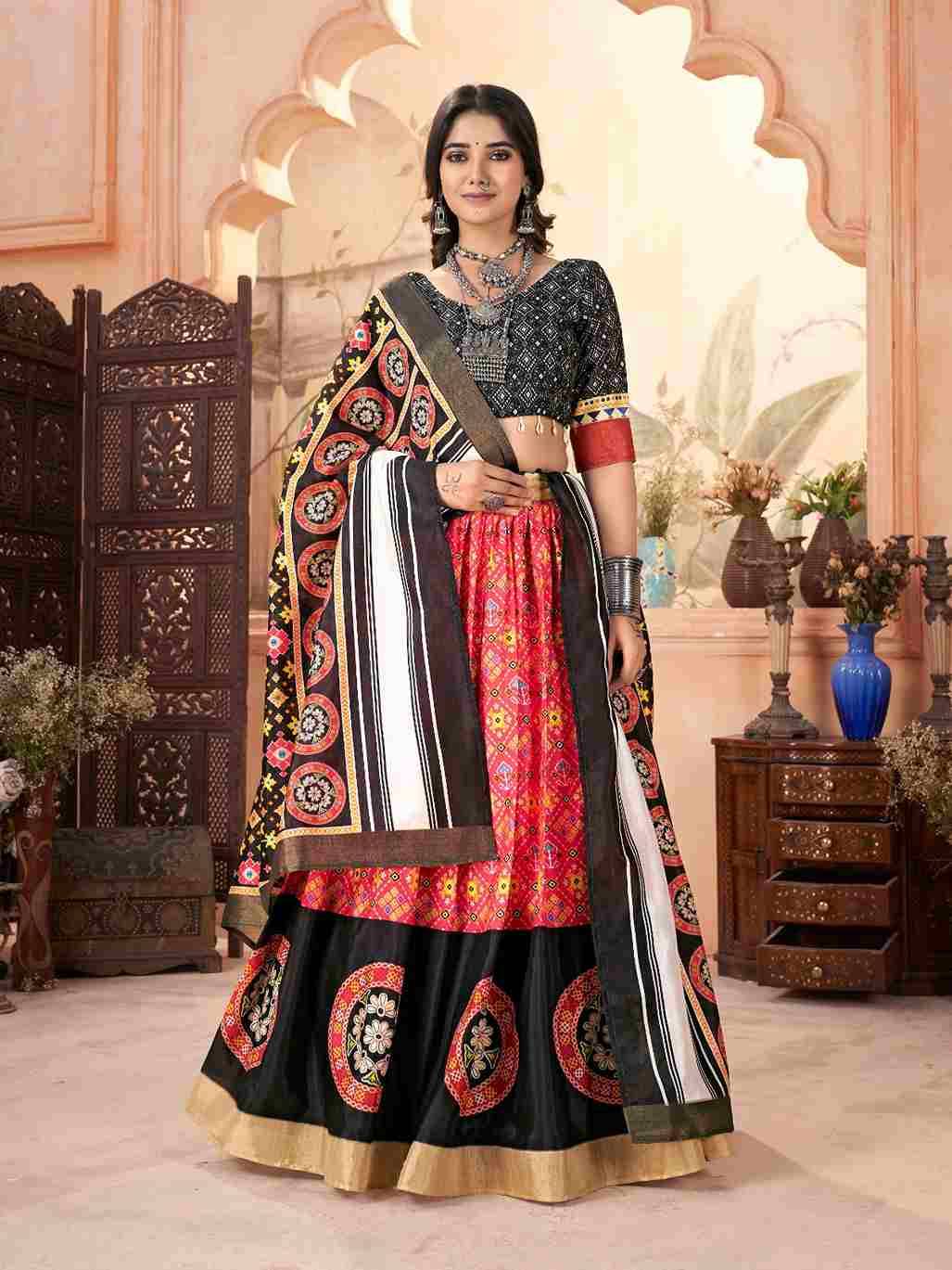 Navratri Special By Fashid Wholesale 01 To 08 Series Navratri Wear Collection Beautiful Stylish Colorful Fancy Party Wear & Occasional Wear Cotton Silk Lehengas At Wholesale Price