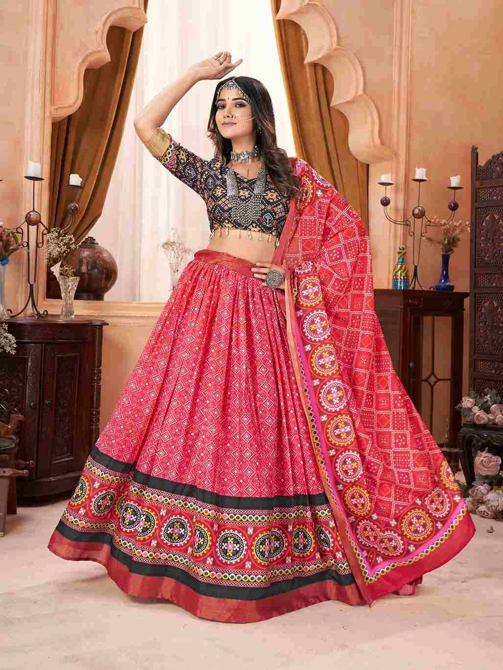 Navratri Special By Fashid Wholesale 01 To 08 Series Navratri Wear Collection Beautiful Stylish Colorful Fancy Party Wear & Occasional Wear Cotton Silk Lehengas At Wholesale Price