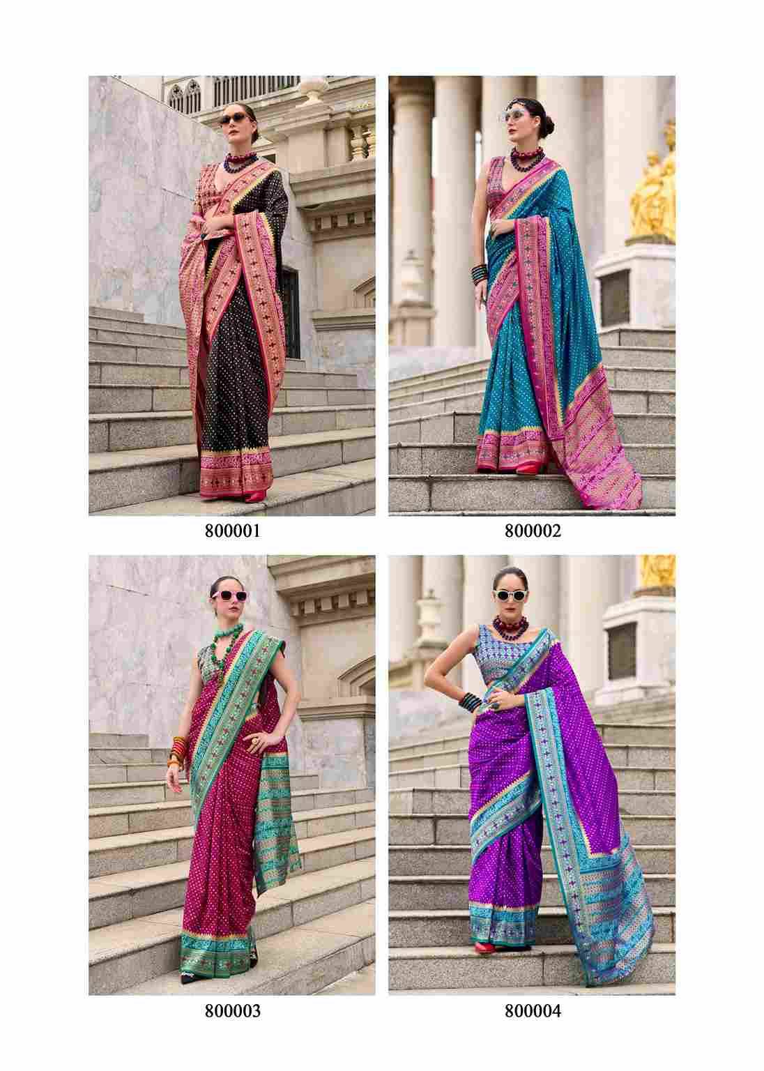 Rehana By Rajpath 800001 To 800008 Series Indian Traditional Wear Collection Beautiful Stylish Fancy Colorful Party Wear & Occasional Wear Pure Banarasi Silk Sarees At Wholesale Price