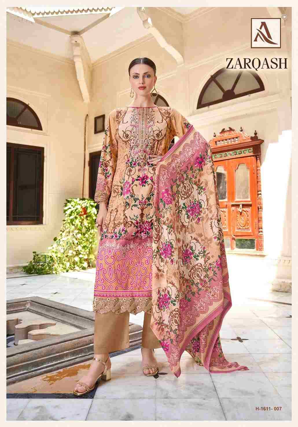 Zarqash By Alok Suit 1611-001 To 1611-008 Series Beautiful Festive Suits Stylish Fancy Colorful Casual Wear & Ethnic Wear Pure Cambric Cotton Print Dresses At Wholesale Price