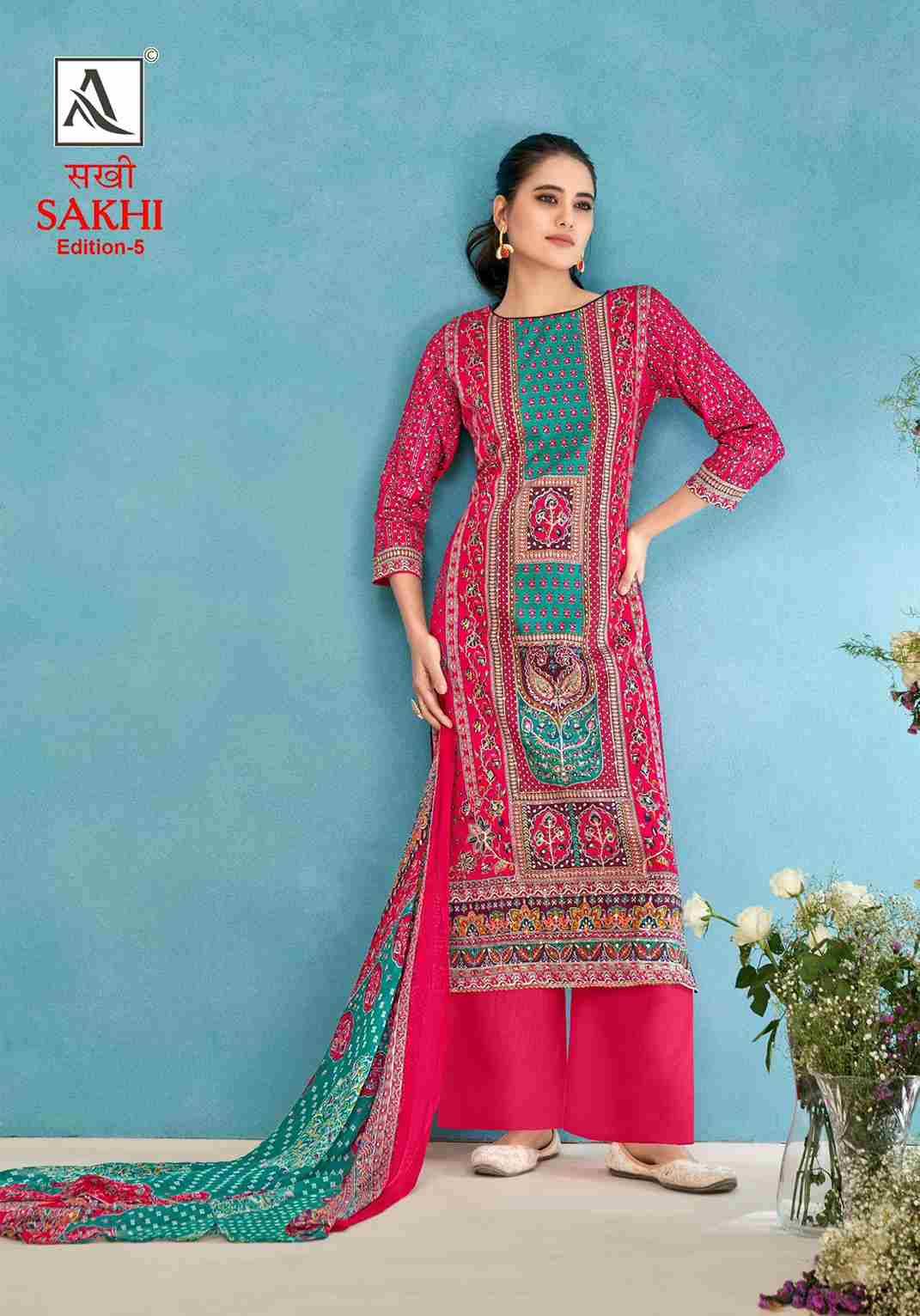 Sakhi Vol-5 By Alok Suit 1550-001 To 1550-006 Series Beautiful Festive Suits Colorful Stylish Fancy Casual Wear & Ethnic Wear Pure Jam Dresses At Wholesale Price