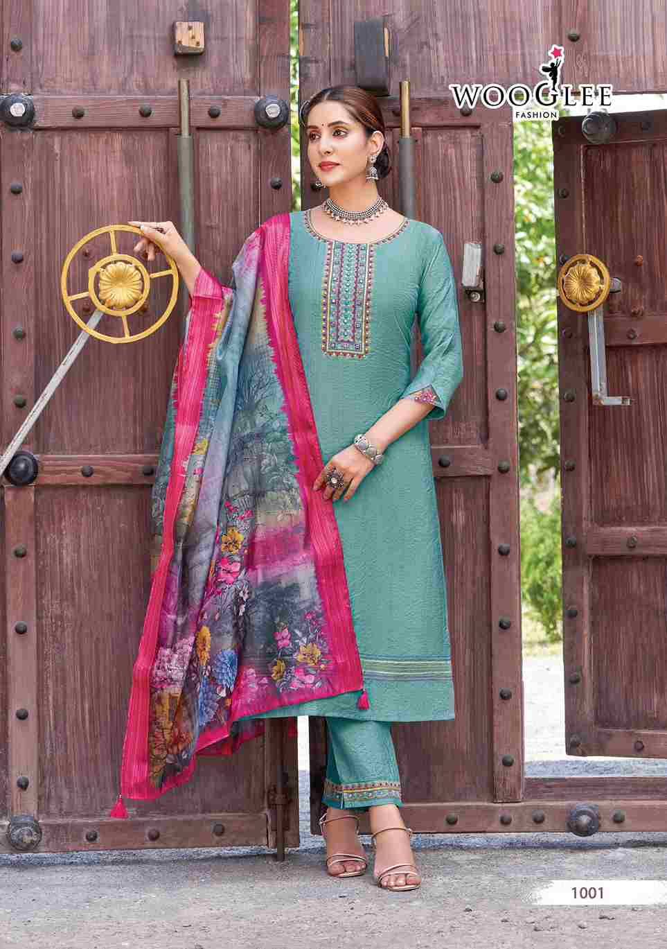 Kritika By Wooglee 1001 To 1006 Series Designer Stylish Fancy Colorful Beautiful Party Wear & Ethnic Wear Collection Viscose Dresses At Wholesale Price