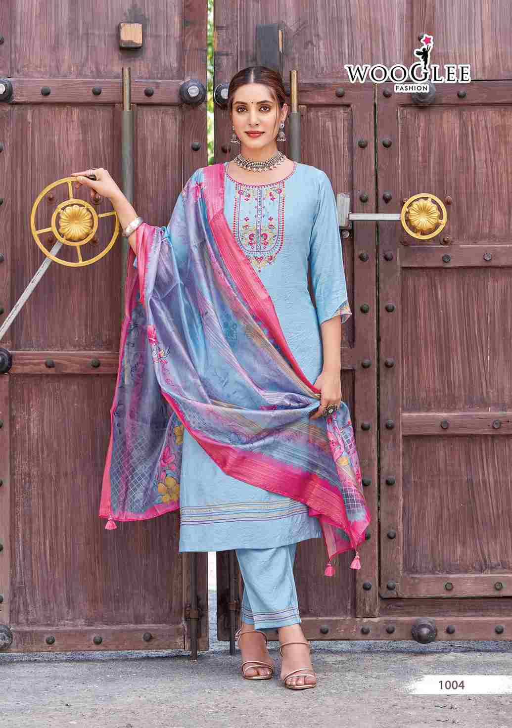 Kritika By Wooglee 1001 To 1006 Series Designer Stylish Fancy Colorful Beautiful Party Wear & Ethnic Wear Collection Viscose Dresses At Wholesale Price