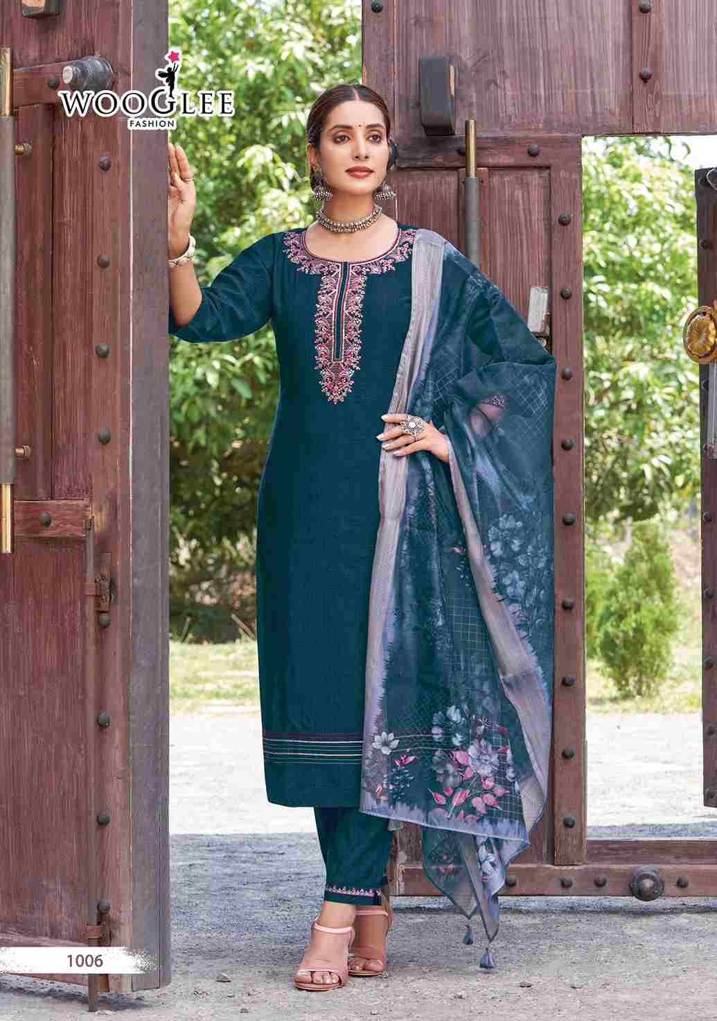 Kritika By Wooglee 1001 To 1006 Series Designer Stylish Fancy Colorful Beautiful Party Wear & Ethnic Wear Collection Viscose Dresses At Wholesale Price