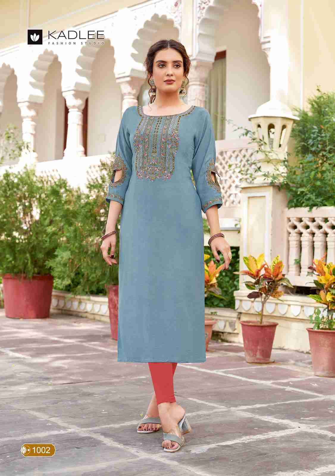 Aaisha By Kadlee 1001 To 1004 Series Designer Stylish Fancy Colorful Beautiful Party Wear & Ethnic Wear Collection Heavy Rayon Kurtis At Wholesale Price