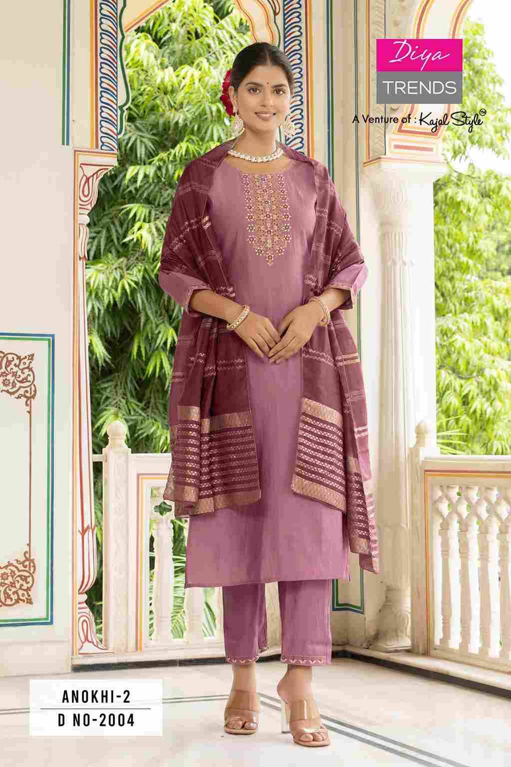 Anokhi Vol-2 By Diya Trends 2001 To 2008 Series Designer Festive Suits Collection Beautiful Stylish Fancy Colorful Party Wear & Occasional Wear Modal Silk Dresses At Wholesale Price