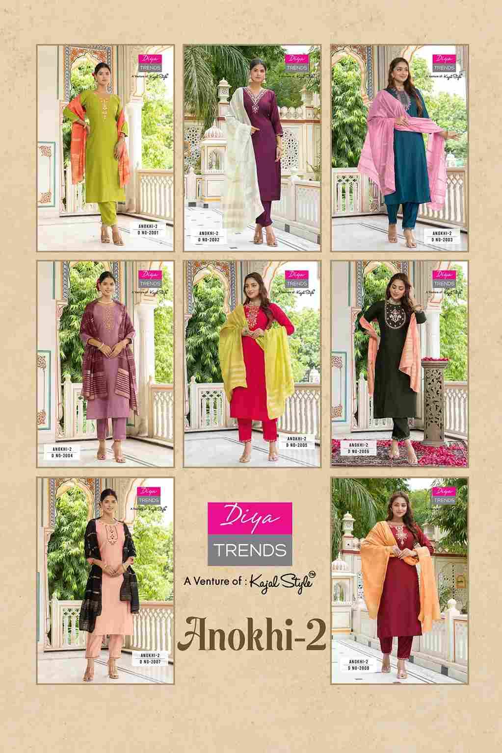 Anokhi Vol-2 By Diya Trends 2001 To 2008 Series Designer Festive Suits Collection Beautiful Stylish Fancy Colorful Party Wear & Occasional Wear Modal Silk Dresses At Wholesale Price