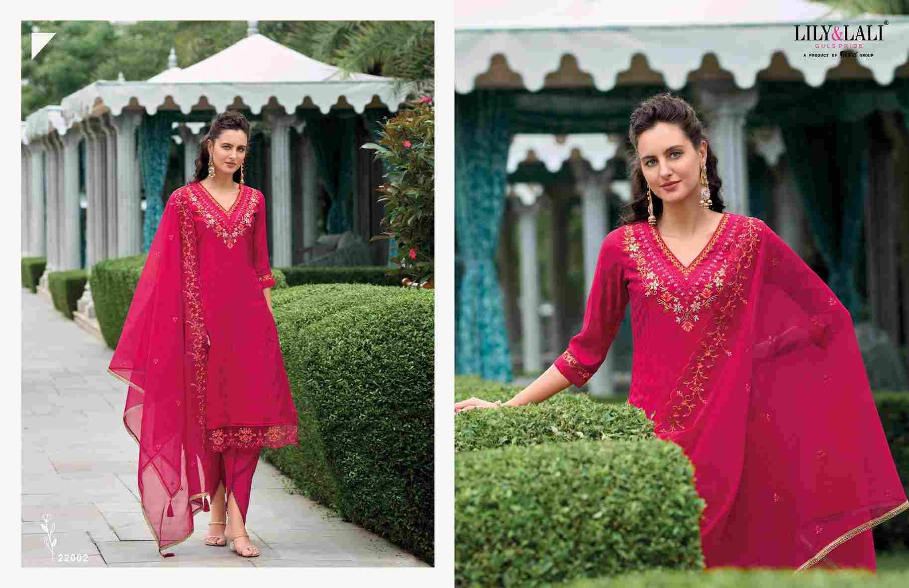 Masoom By Lily And Lali 22001 To 22006 Series Designer Festive Suits Collection Beautiful Stylish Fancy Colorful Party Wear & Occasional Wear Viscose Silk Dresses At Wholesale Price