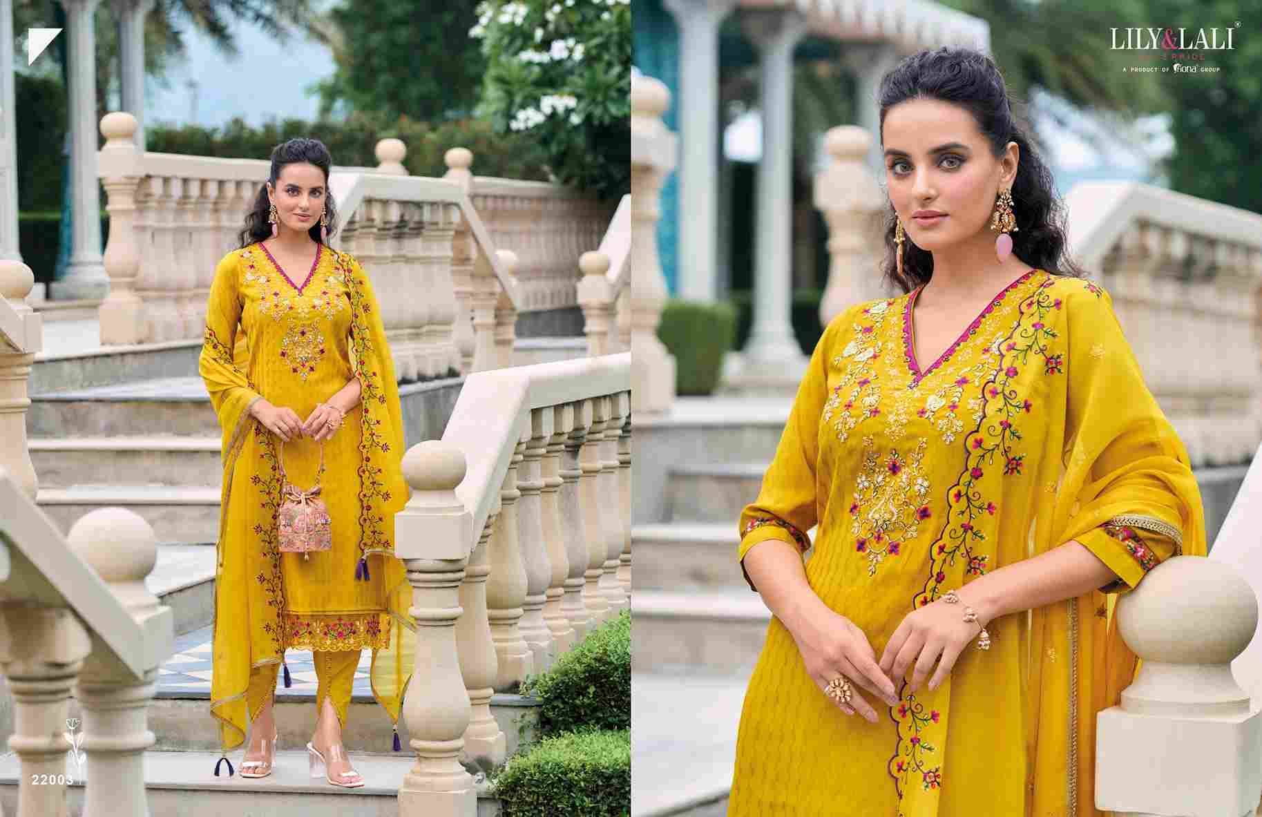 Masoom By Lily And Lali 22001 To 22006 Series Designer Festive Suits Collection Beautiful Stylish Fancy Colorful Party Wear & Occasional Wear Viscose Silk Dresses At Wholesale Price