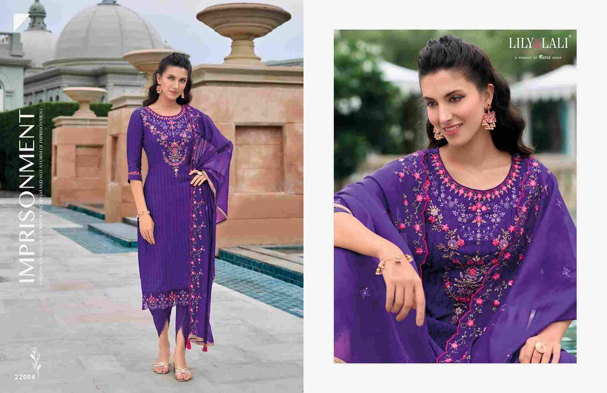 Masoom By Lily And Lali 22001 To 22006 Series Designer Festive Suits Collection Beautiful Stylish Fancy Colorful Party Wear & Occasional Wear Viscose Silk Dresses At Wholesale Price