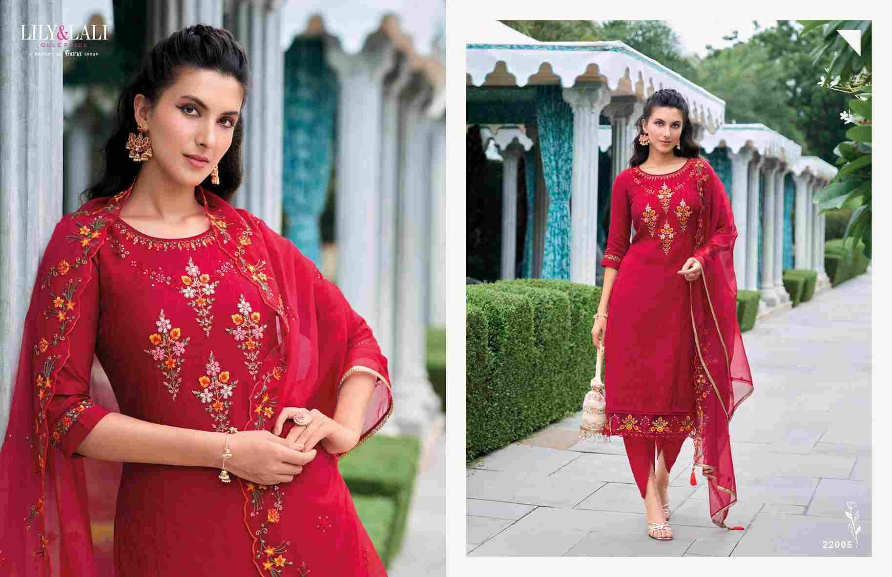 Masoom By Lily And Lali 22001 To 22006 Series Designer Festive Suits Collection Beautiful Stylish Fancy Colorful Party Wear & Occasional Wear Viscose Silk Dresses At Wholesale Price