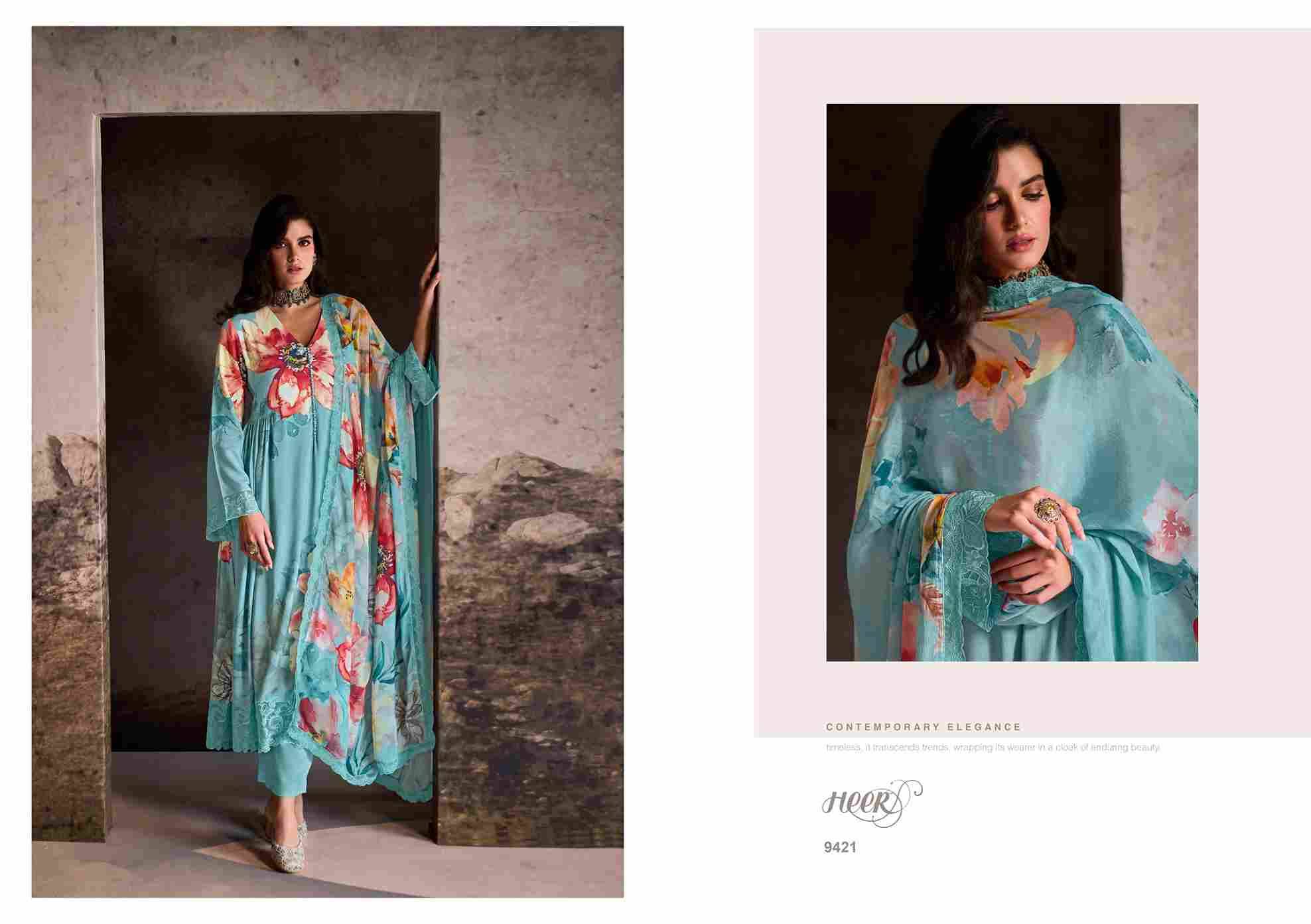 Nilofer By Kimora Fashion 9421 To 9426 Series Beautiful Stylish Festive Suits Fancy Colorful Casual Wear & Ethnic Wear & Ready To Wear Pure Muslin Print Dresses At Wholesale Price