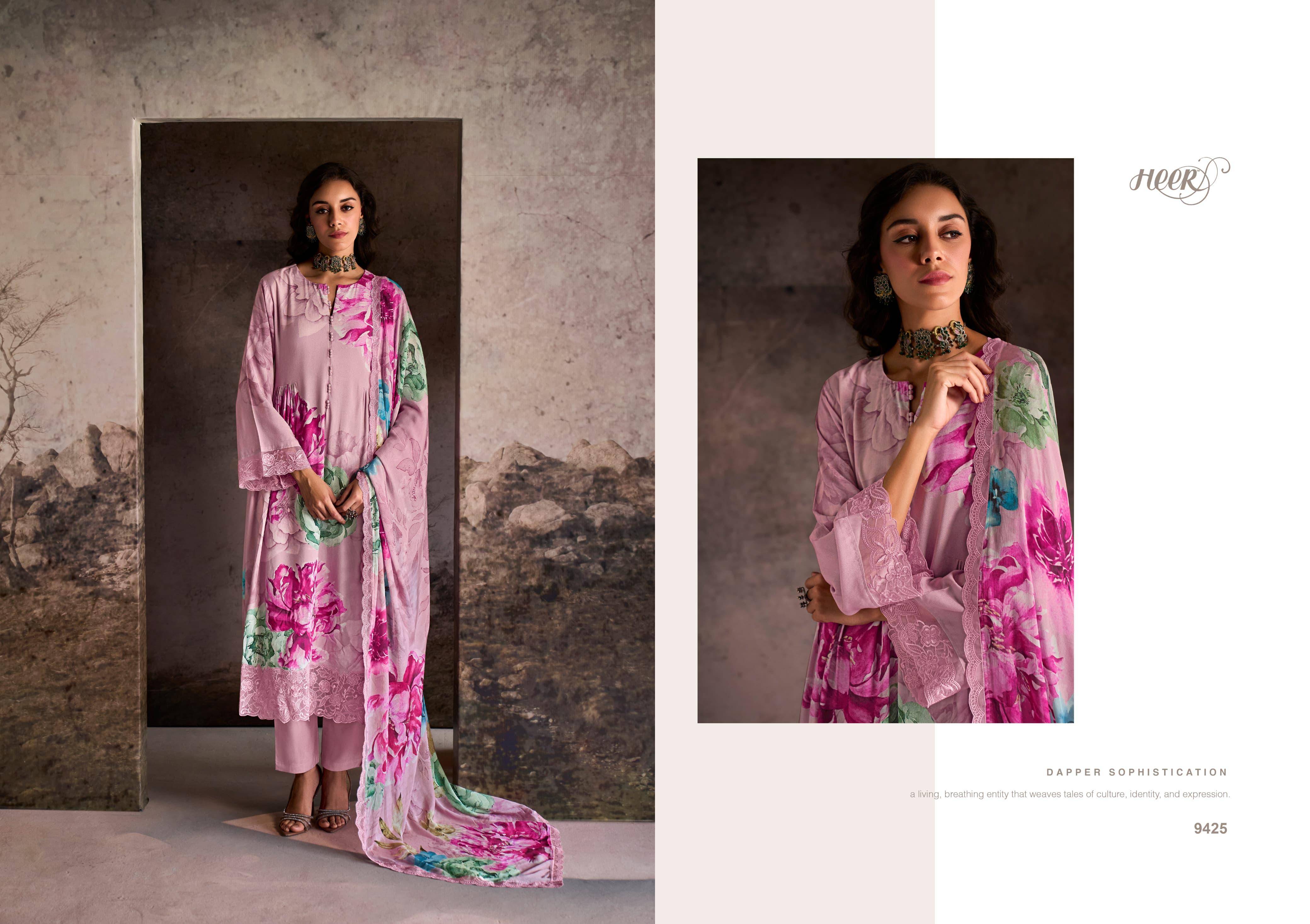 Nilofer By Kimora Fashion 9421 To 9426 Series Beautiful Stylish Festive Suits Fancy Colorful Casual Wear & Ethnic Wear & Ready To Wear Pure Muslin Print Dresses At Wholesale Price