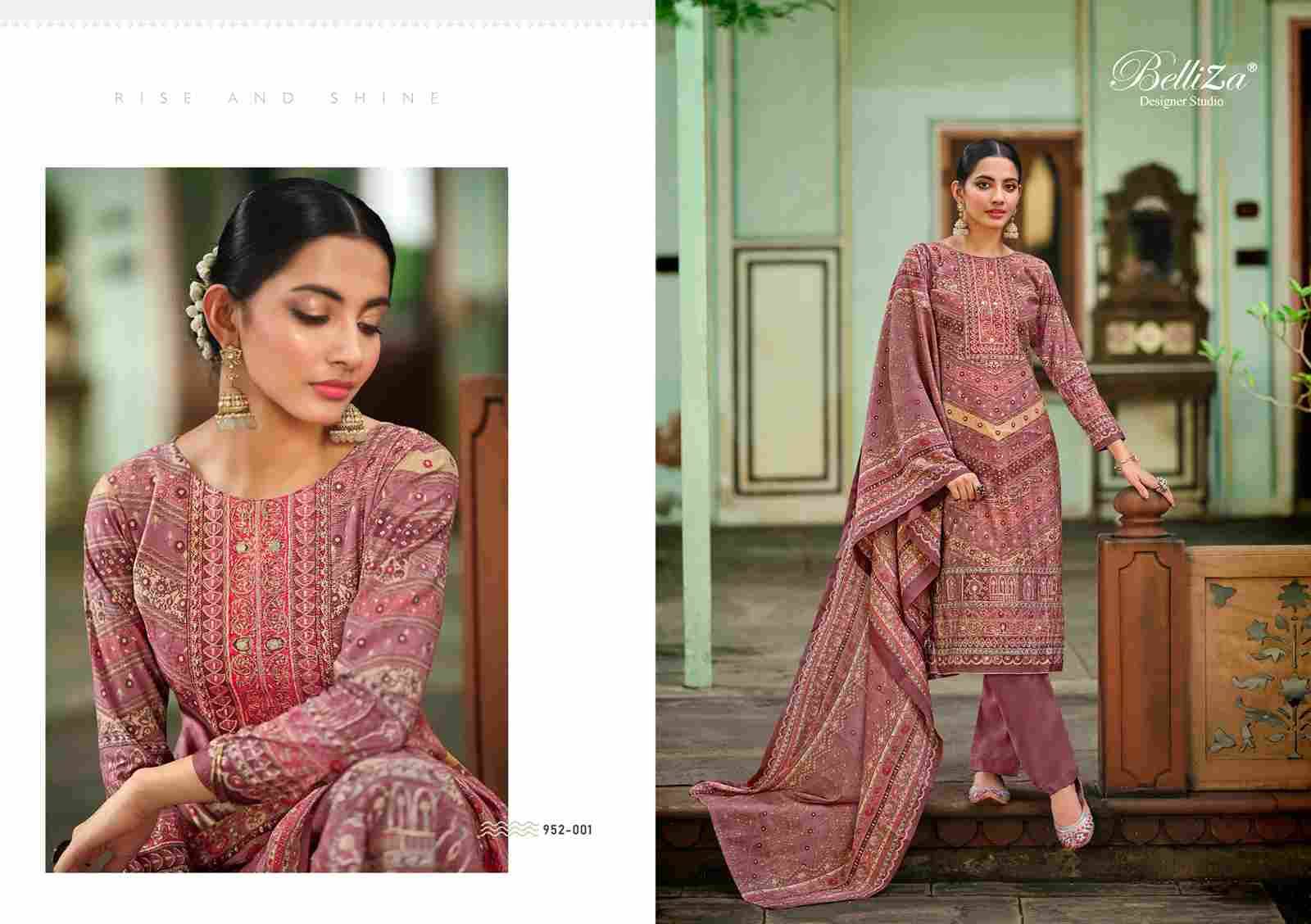 Shayoni By Belliza 952-001 To 952-006 Series Beautiful Festive Suits Stylish Fancy Colorful Casual Wear & Ethnic Wear Pure Viscose Muslin Print Dresses At Wholesale Price