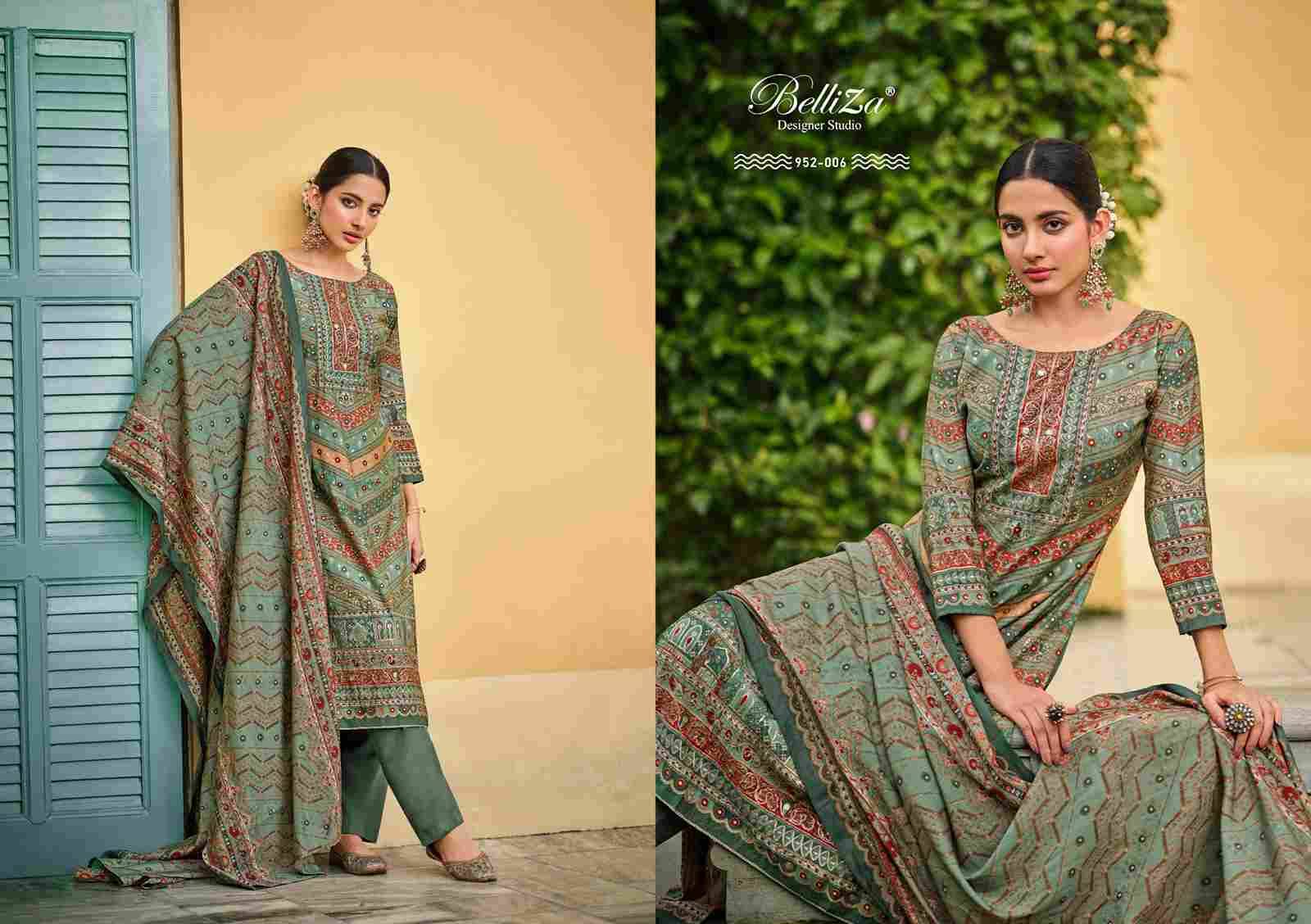 Shayoni By Belliza 952-001 To 952-006 Series Beautiful Festive Suits Stylish Fancy Colorful Casual Wear & Ethnic Wear Pure Viscose Muslin Print Dresses At Wholesale Price